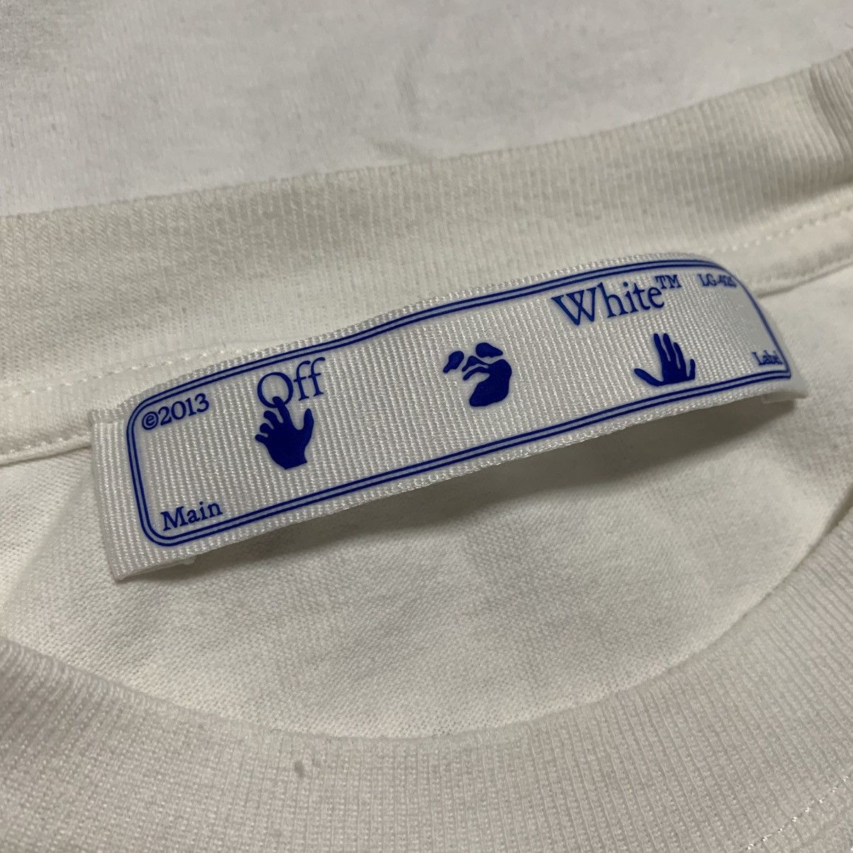 Off-White Off White Small Graphic White Tee Virgil Abloh Boxy Fit Size US S / EU 44-46 / 1 - 4 Thumbnail