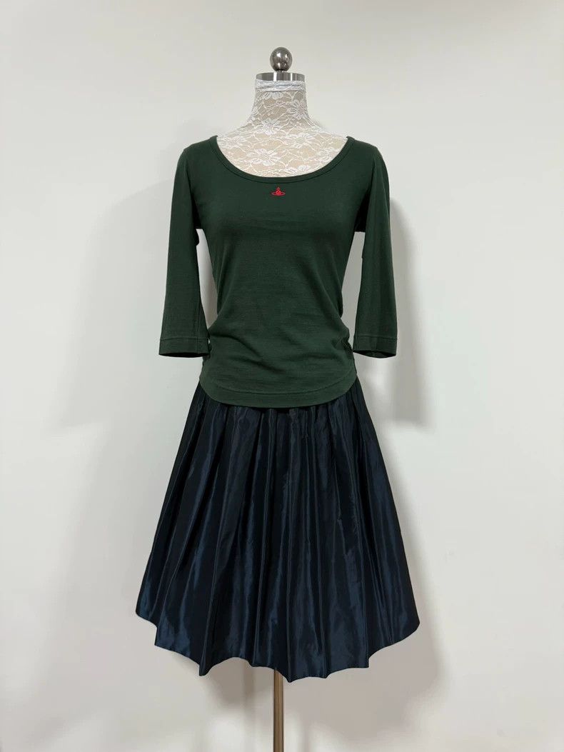 Vivienne Westwood Vivienne Westwood size2 Green red embroidery orb seven-eigh Size M / US 6-8 / IT 42-44 - 3 Thumbnail