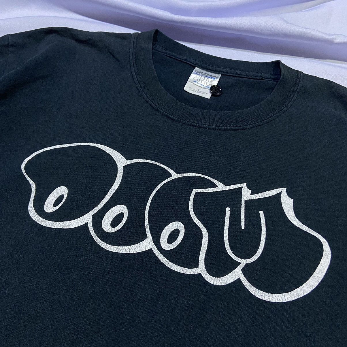 MF Doom × Rap Tees × Vintage Vintage 00’s MF DOOM Graffiti Logo Tee Size US L / EU 52-54 / 3 - 3 Thumbnail