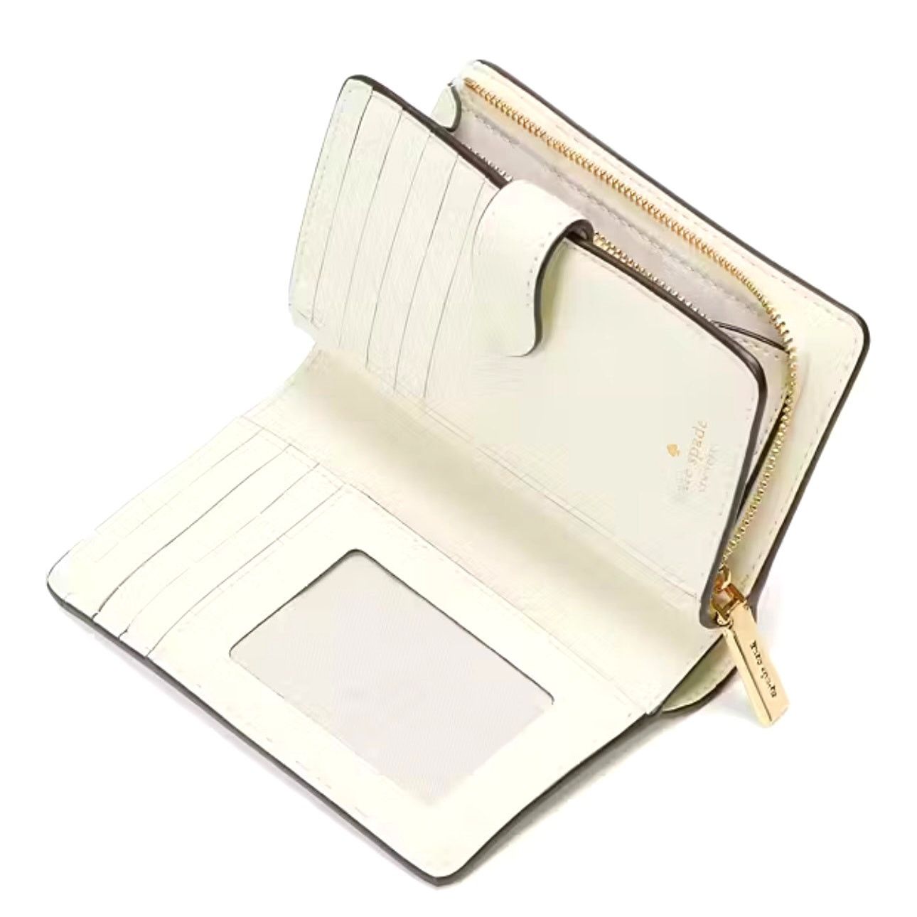 Kate Spade Kate Spade Madison Perforated Medium Bifold Wallet Merinque Size ONE SIZE - 7 Thumbnail