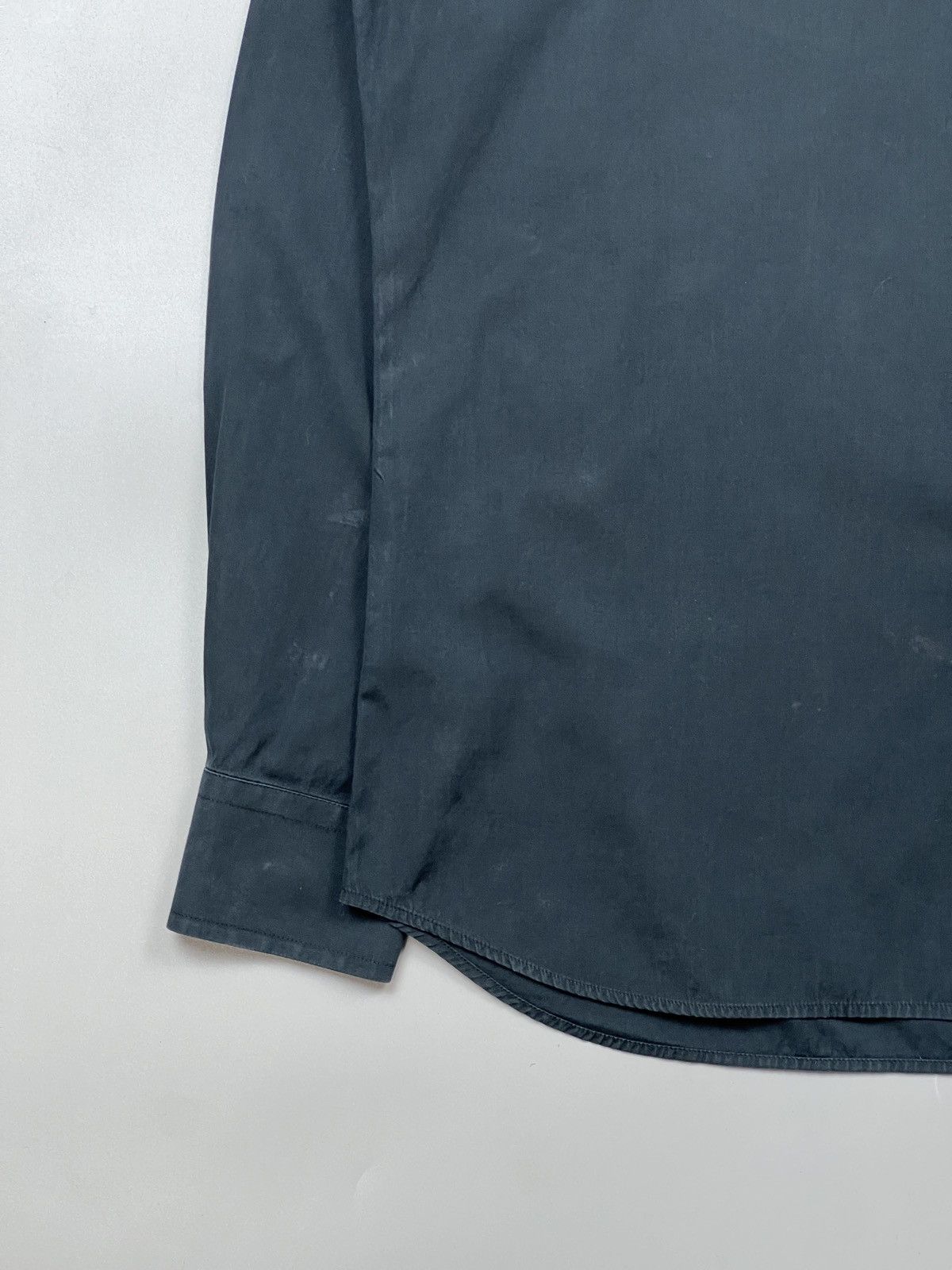 Prada Prada Black Cotton Shirt (Y0437) Size US XXL / EU 58 / 5 - 2 Thumbnail