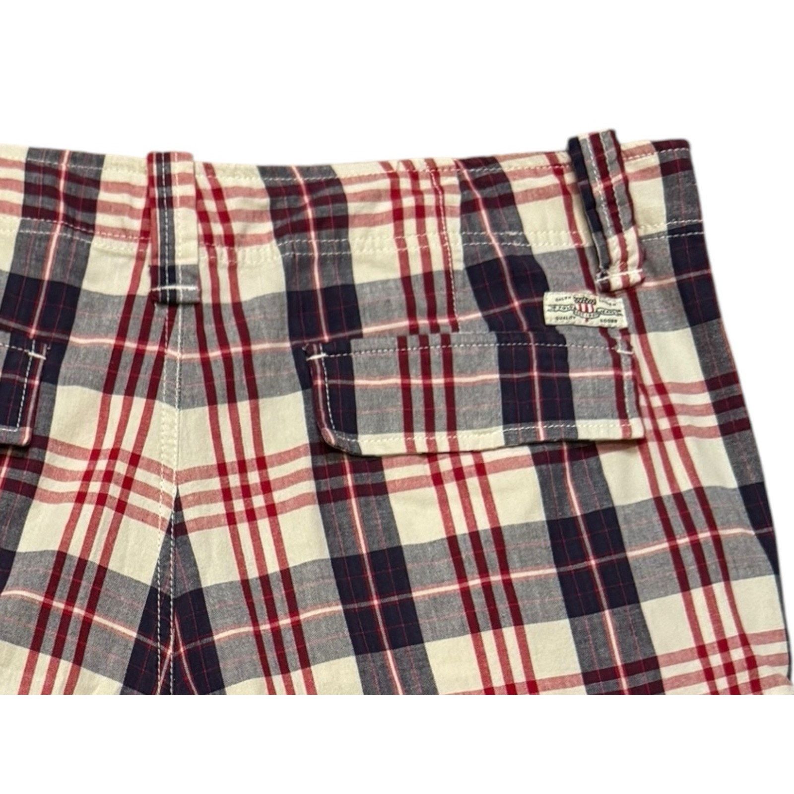 Polo Ralph Lauren Polo Jeans Co Ralph Lauren Cargo Shorts Purple Red Plaid Size US 36 / EU 52 - 6 Thumbnail