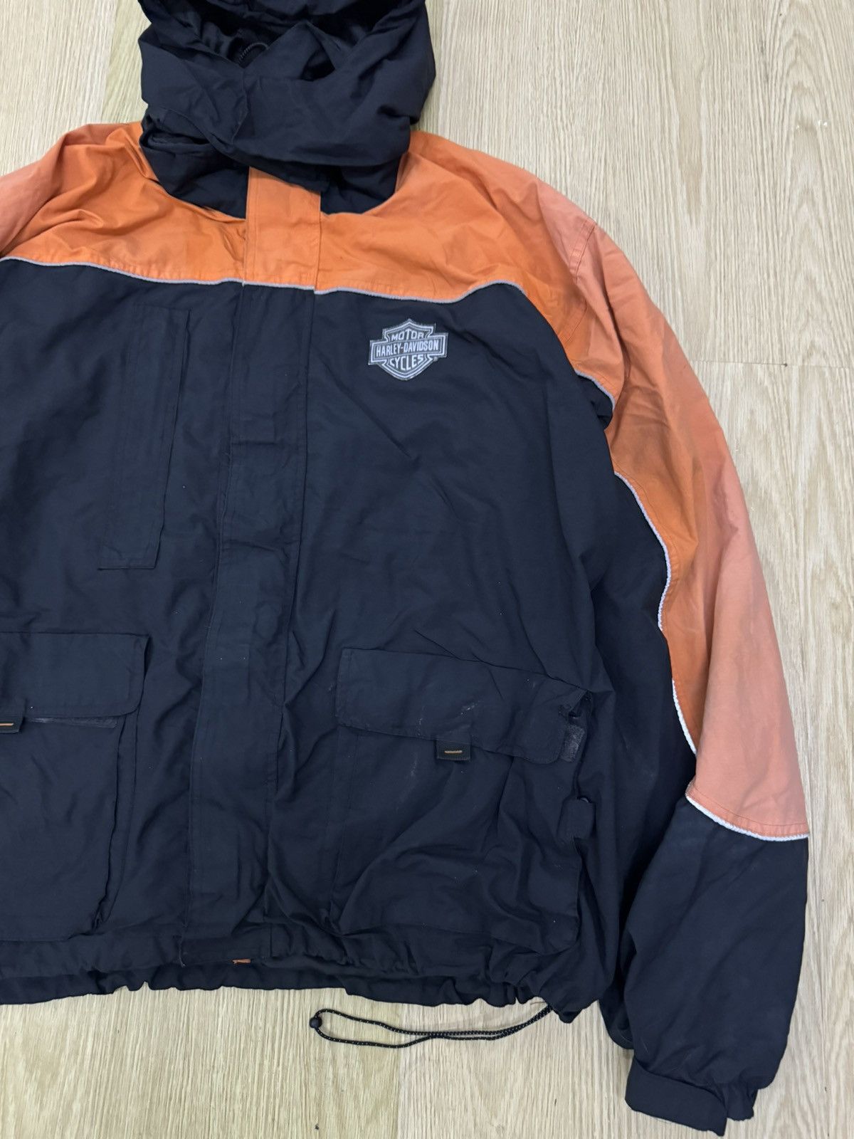 Harley Davidson × Vintage Vintage Harley Davidson Motorcycle jacket Size US XXL / EU 58 / 5 - 3 Thumbnail