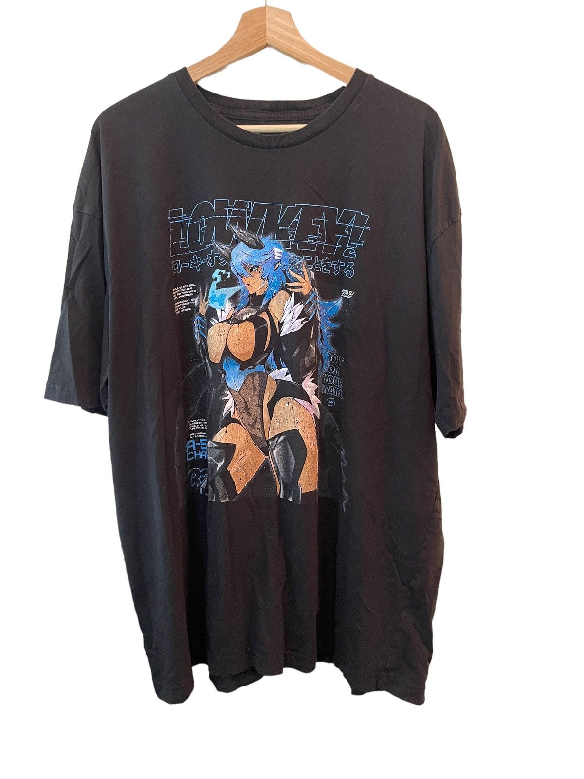 Anime × Streetwear LOWKEY! Geeks Waifu T-shirt | Grailed