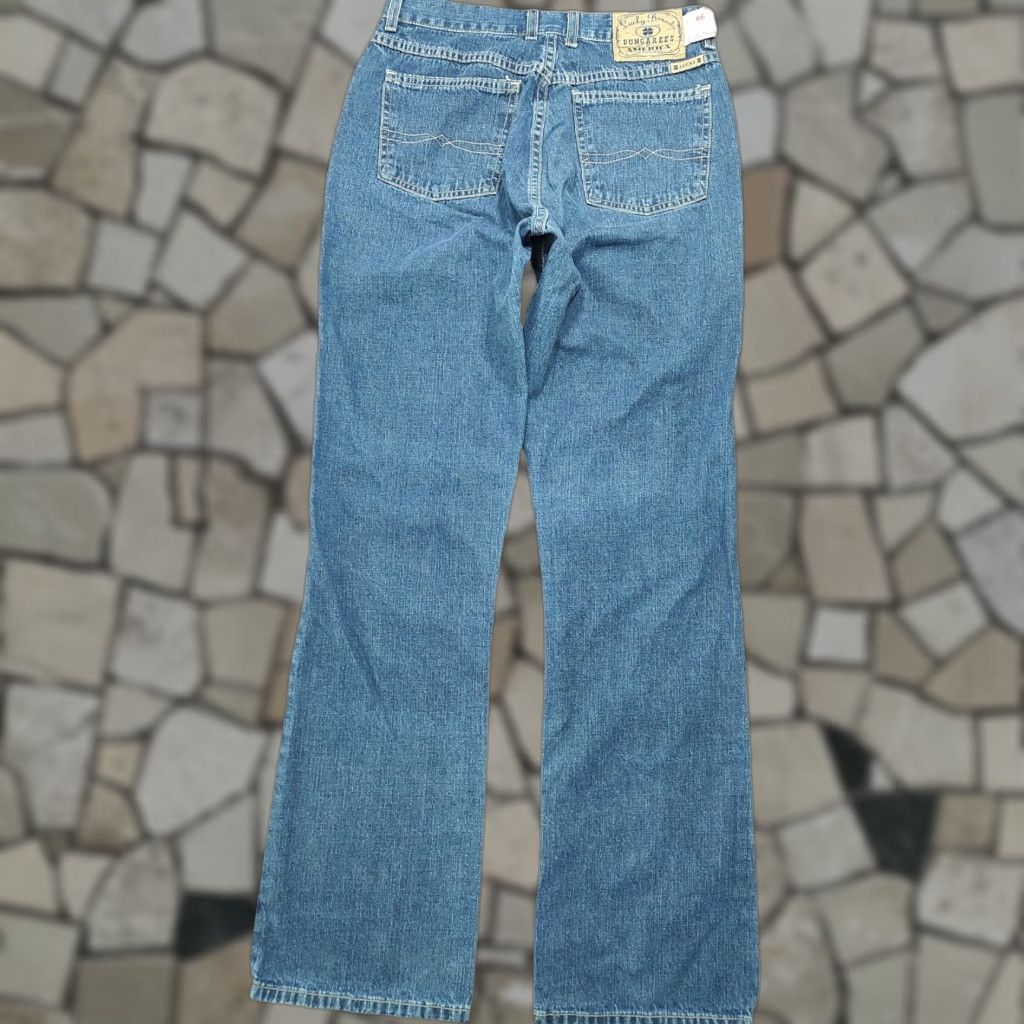 Lucky Brand VINTAGE Lucky Brand Jeans Dungarees 86 Flare 32 Inseam Womens Regular 10 Blue USA 90s Retro Size 32" / US 10 / IT 46 - 1 Thumbnail