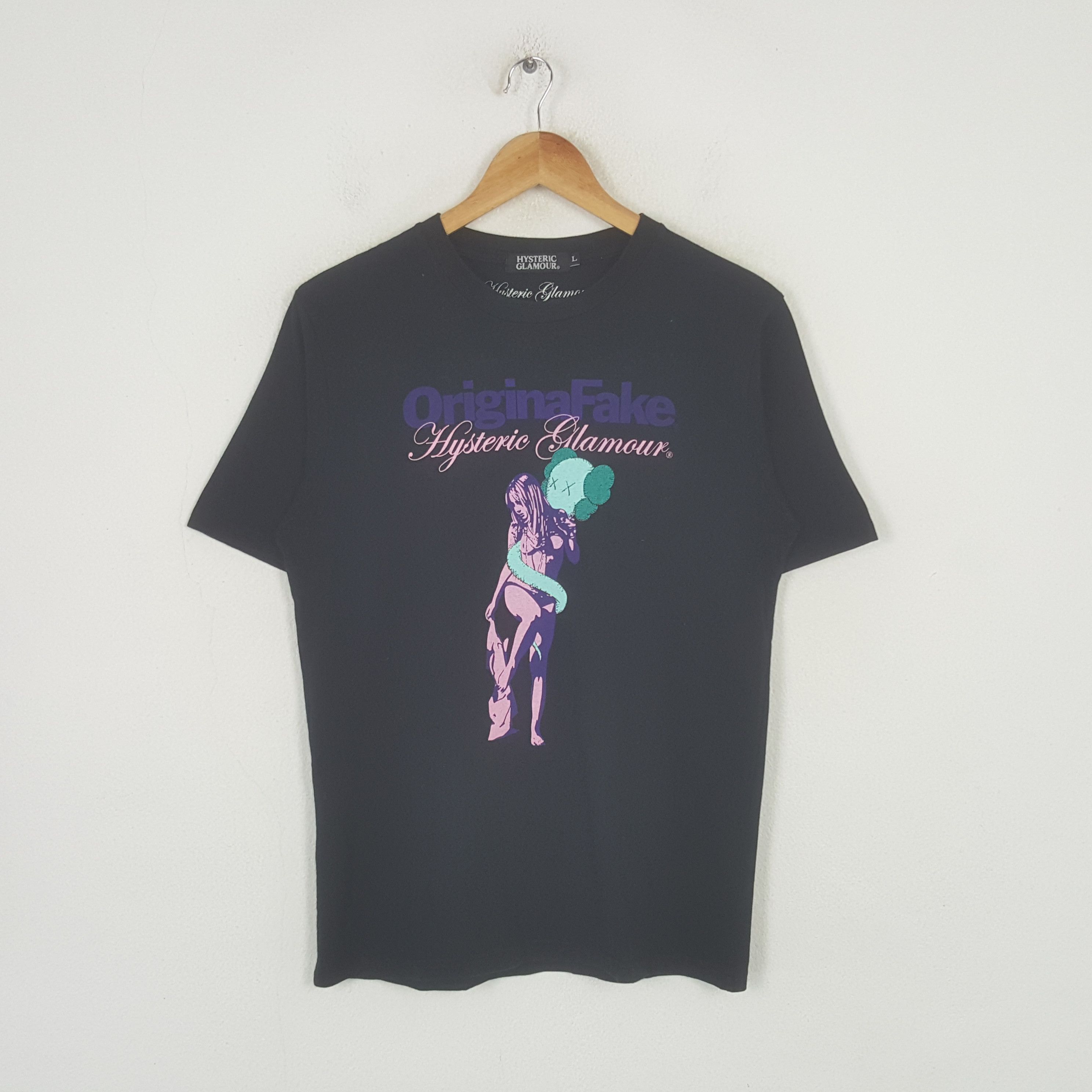 Hysteric Glamour Vintage OriginalFake X Hysteric Glamour Japan Tshirt C301N41 Size US S / EU 44-46 / 1 - 1 Thumbnail