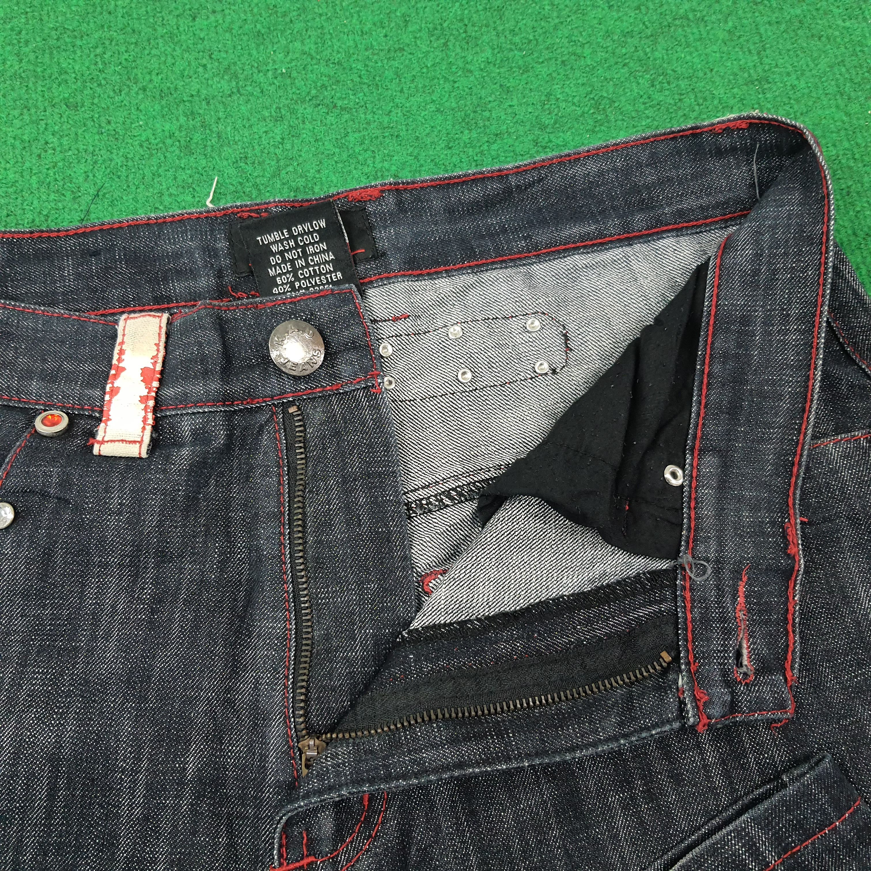 Vintage Vintage K.A.D Clothing Co. Streetwear Jean C235N2 Size US 34 / EU 50 - 6 Thumbnail