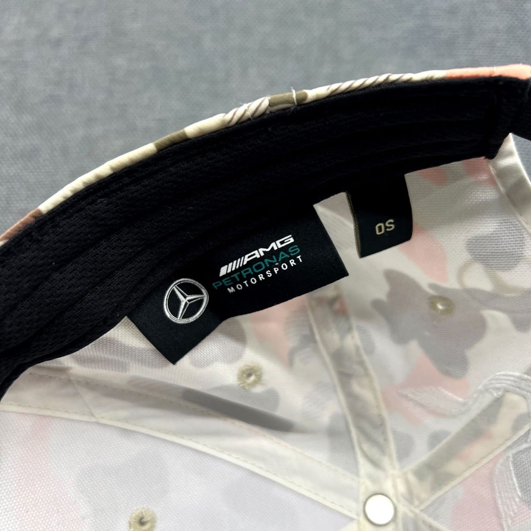 Hamilton Lewis Hamilton 2021 Abu Dhabi Cap Stichd Mercedes-AMG Petronas Formula 1 Camo Baseball Cap Men One Size Multicolor Canvas Acrylic Size ONE SIZE - 6 Thumbnail