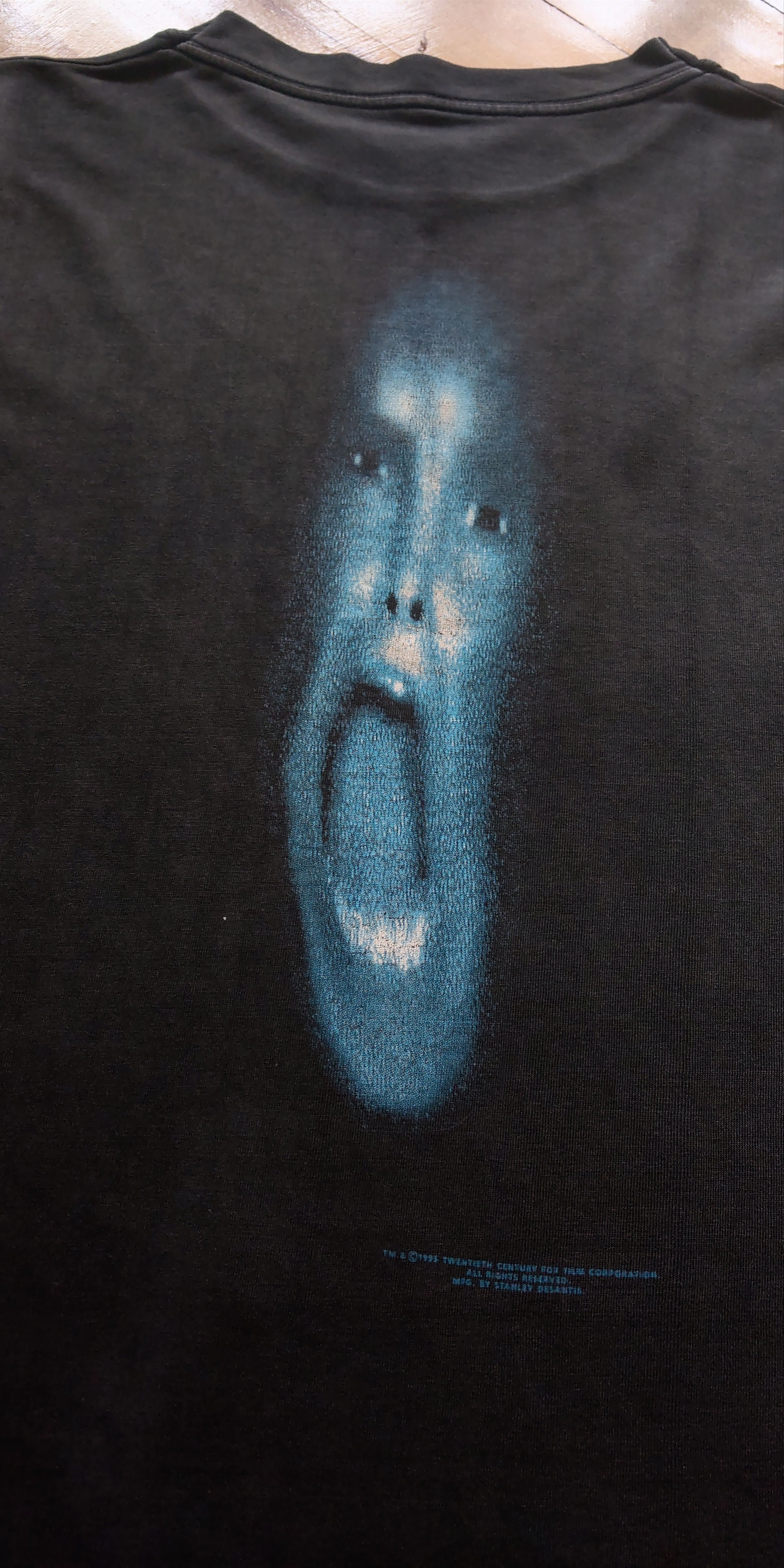 Vintage 1995 X-Files Shirt Screaming Face Glitch Rare Tee goth cyber Size US XL / EU 56 / 4 - 8 Thumbnail