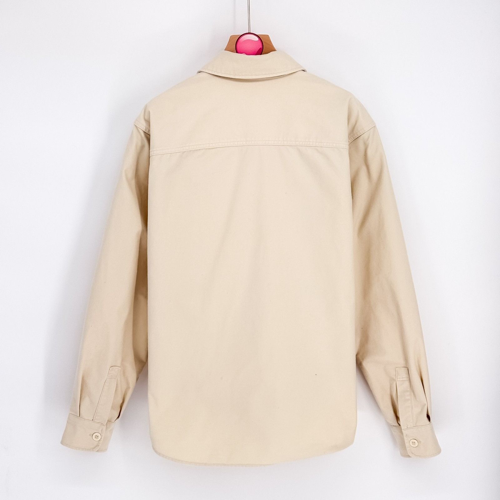 Uniqlo Uniqlo Jersey Shirt Jacket Beige Military Style Stretch Over Size US S / EU 44-46 / 1 - 6 Thumbnail