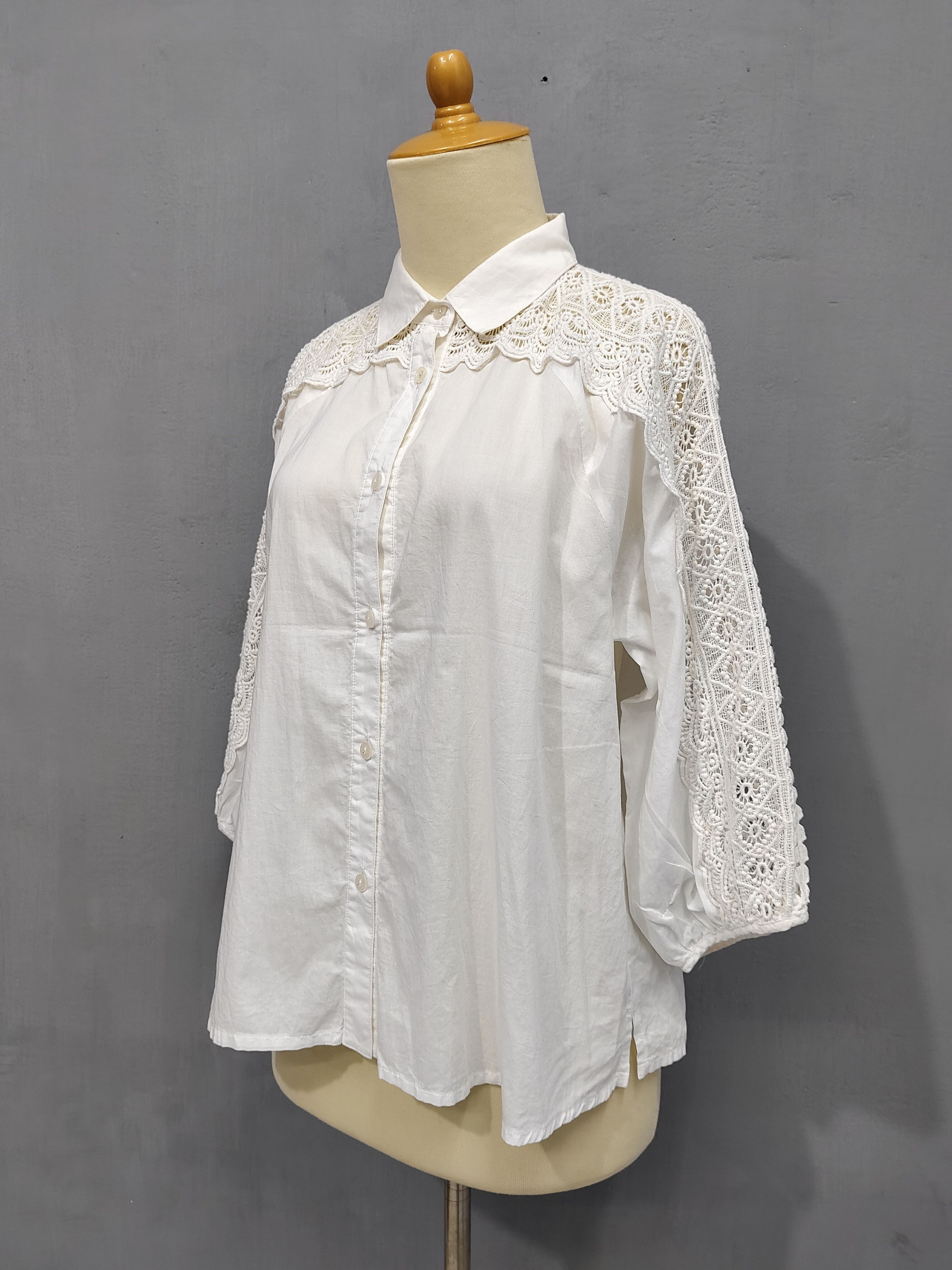 Kansai Yamamoto 🇯🇵 Kansai Bis 🇯🇵 Brocade Sleeves Blouses Size L / US 10 / IT 46 - 3 Thumbnail
