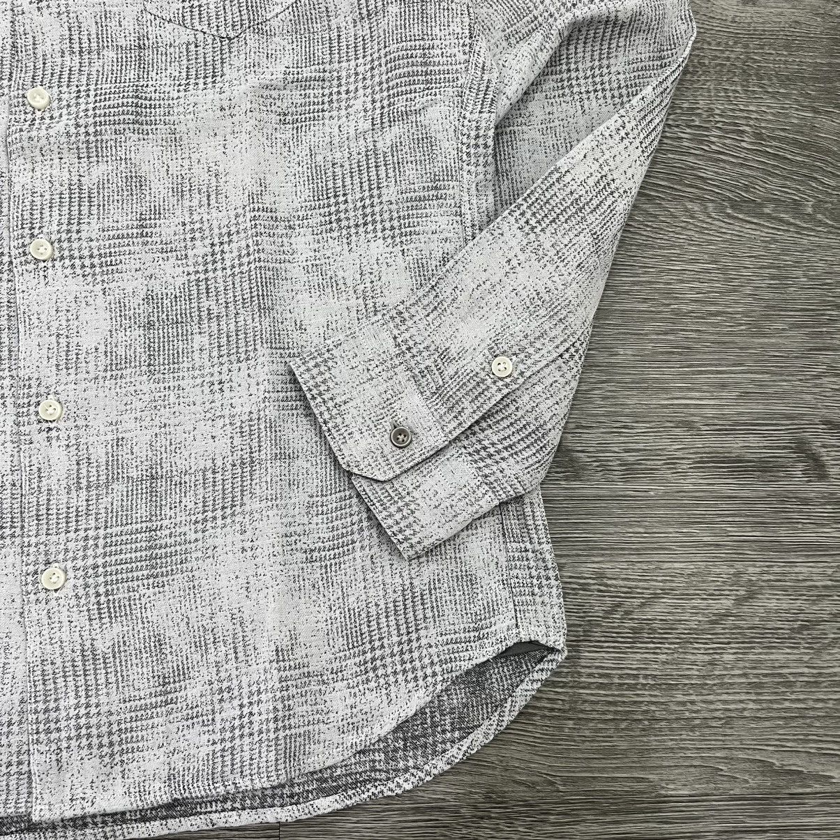 Japanese Brand 2000s Nicole Club For Men Textured Check Shirt Designer Size US M / EU 48-50 / 2 - 4 Thumbnail