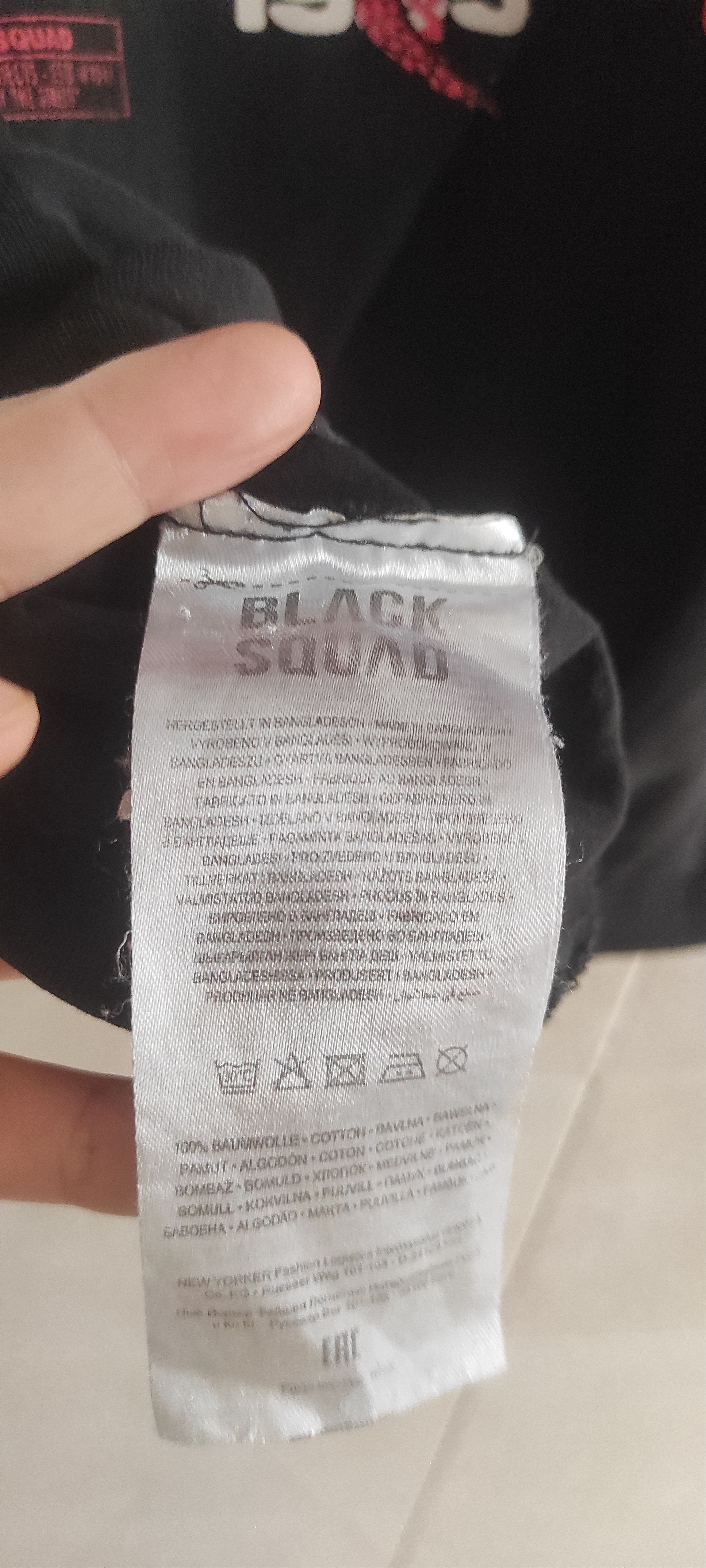 Japanese Brand × Vintage Black Squad 1995 Tokyo World Tour Paranoid Society Japan Tee Size US XXL / EU 58 / 5 - 5 Thumbnail