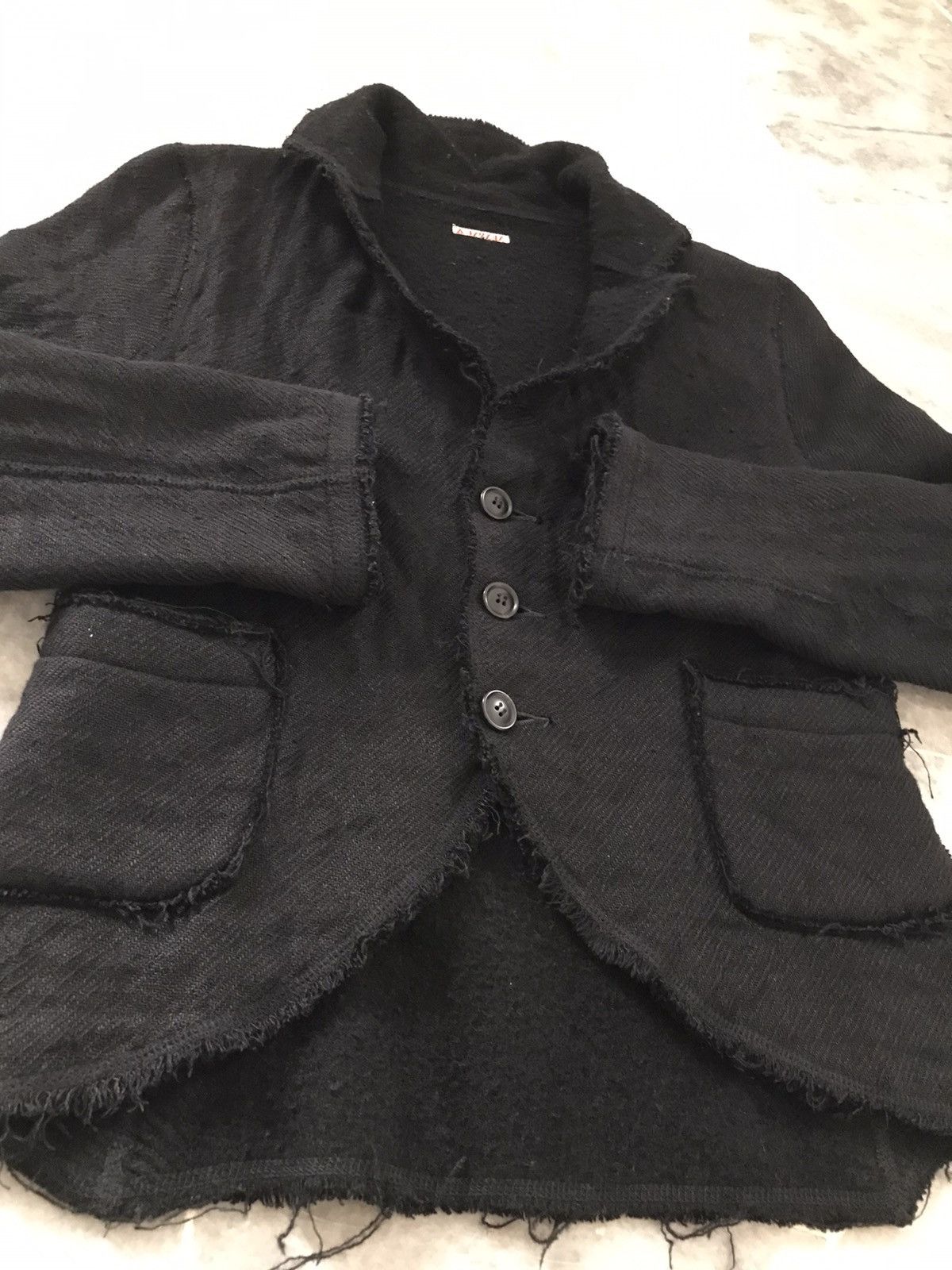 Kapital Kapital Black Wool Coat jacket Size US S / EU 44-46 / 1 - 4 Thumbnail