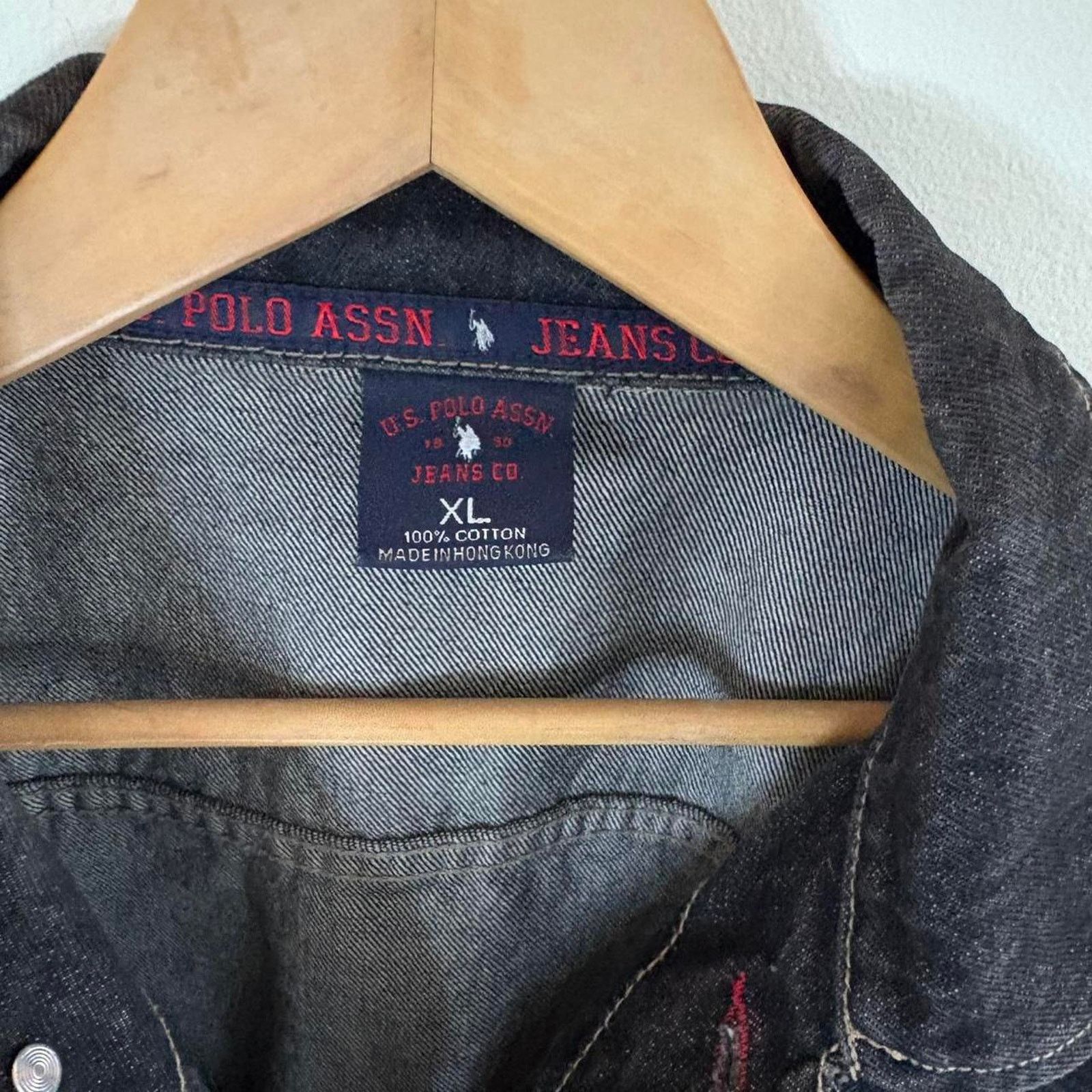 Polo Ralph Lauren Vintage rare polo jeans association faded denim jacket Size US XL / EU 56 / 4 - 5 Thumbnail