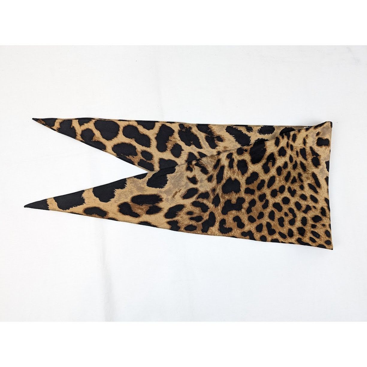 Saint Laurent Paris o1rshd1 Size: OS / Lavalliere Leopard Musseline Light Brown Size ONE SIZE - 7 Thumbnail