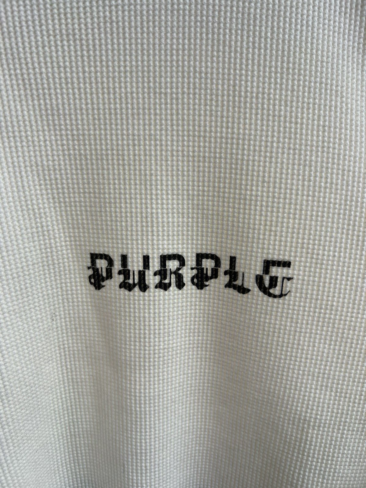Purple Brand Purple Brand Logo Waffle Knit Long Sleeve Size US M / EU 48-50 / 2 - 8 Thumbnail