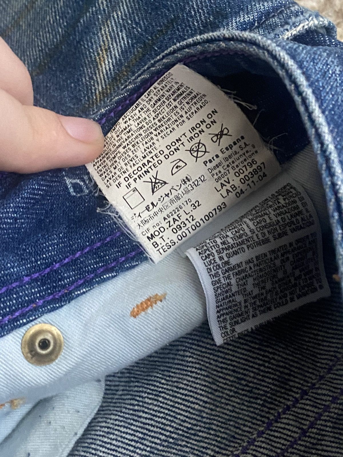 Diesel Diesel flared blue denim Size US 31 - 7 Thumbnail