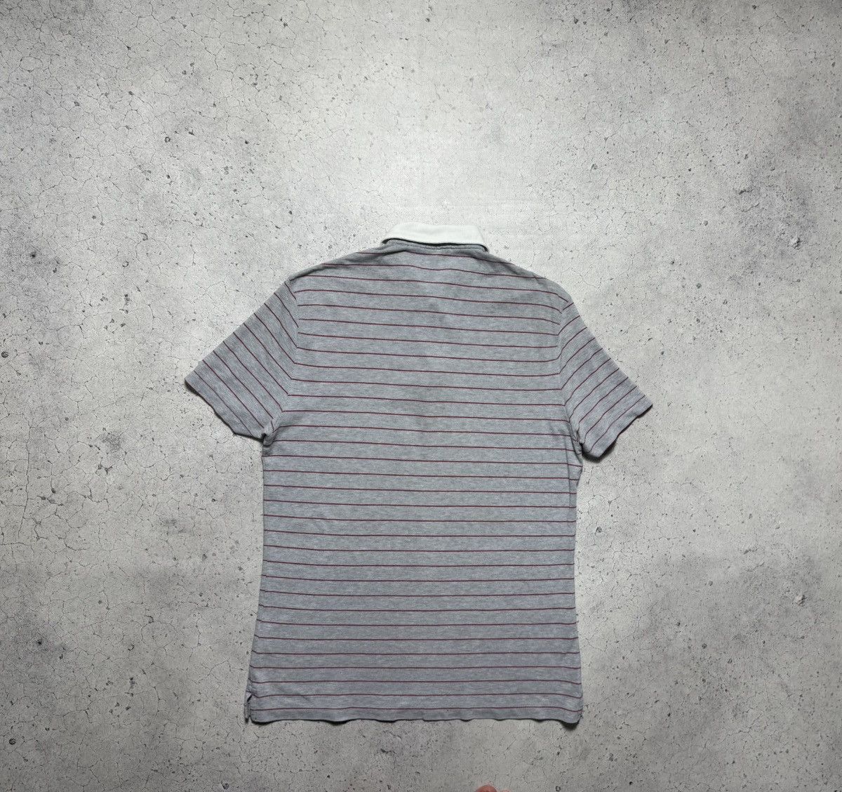 Brunello Cucinelli Brunello Cucinelli Striped Luxury Polo Shirt Size US M / EU 48-50 / 2 - 9 Thumbnail