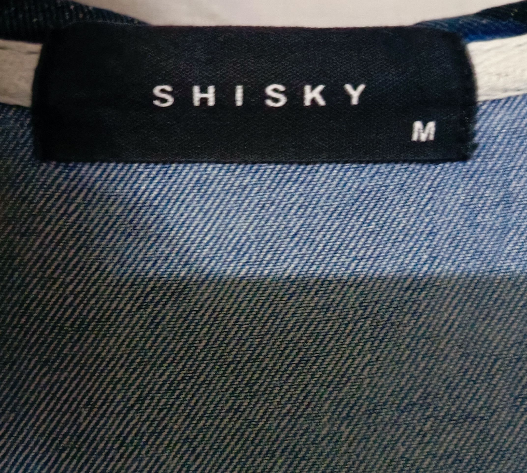 Vintage Y2K Fur Boxy Hoodie Wash Denim Blue Camo ifsixwasnine Style Size US M / EU 48-50 / 2 - 5 Thumbnail