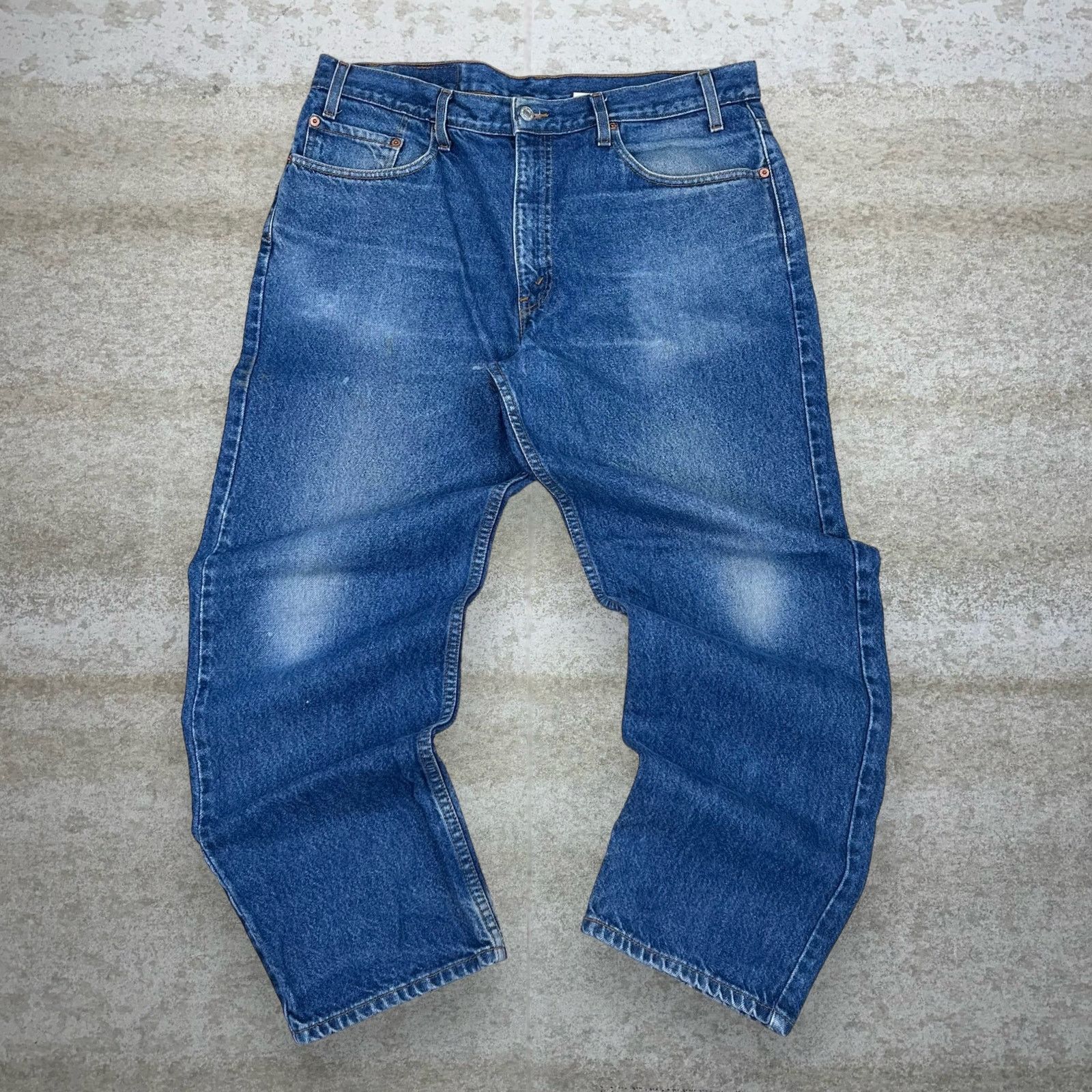 Levi's Vintage 90s Levis Jeans 550 38x30 Relaxed Fit Medium Wash Size US 38 / EU 54 - 2 Thumbnail