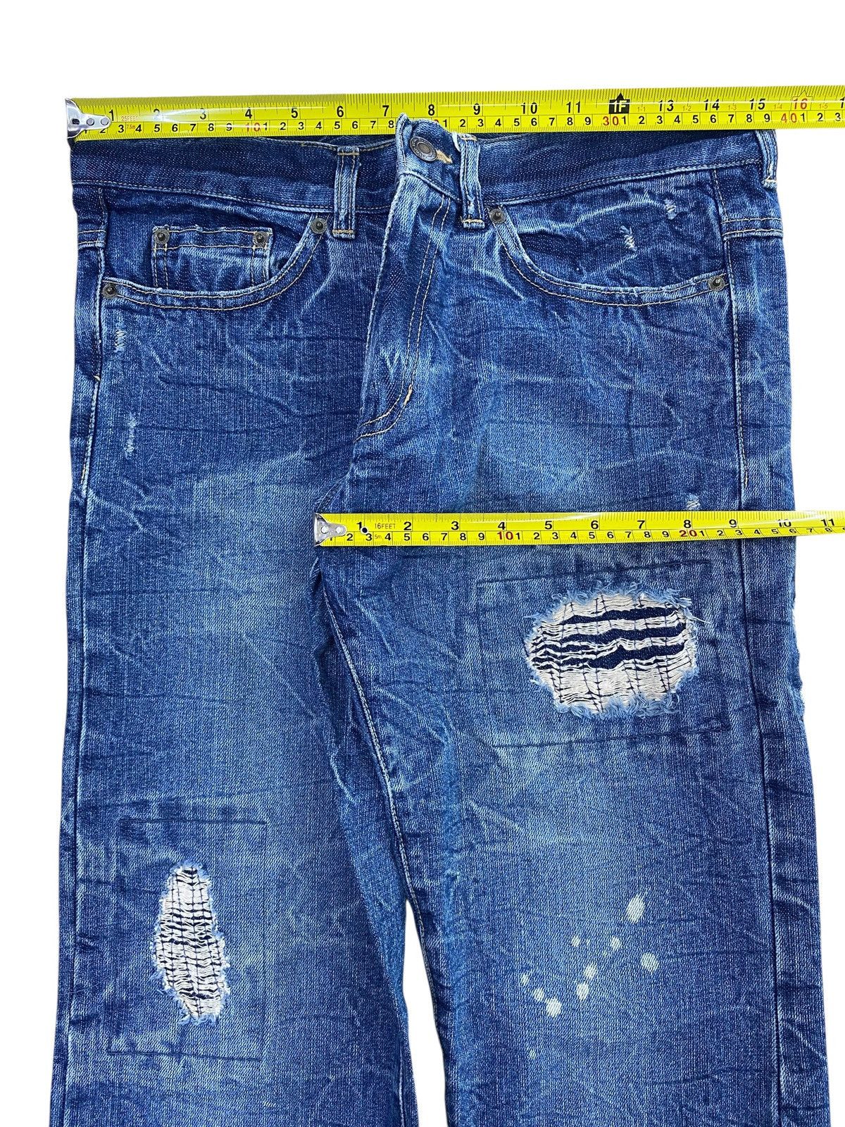 Japanese Brand Japanese Brand Splatter Paint Style Loose Jeans Size US 30 / EU 46 - 5 Thumbnail