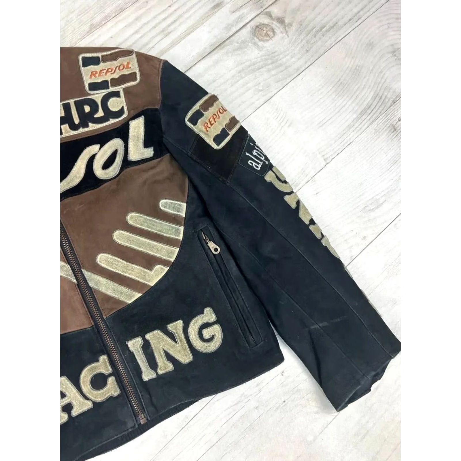 Honda VINTAGE HONDA Repsol Racing Jacket Brown S 90s Men Size US S / EU 44-46 / 1 - 6 Thumbnail