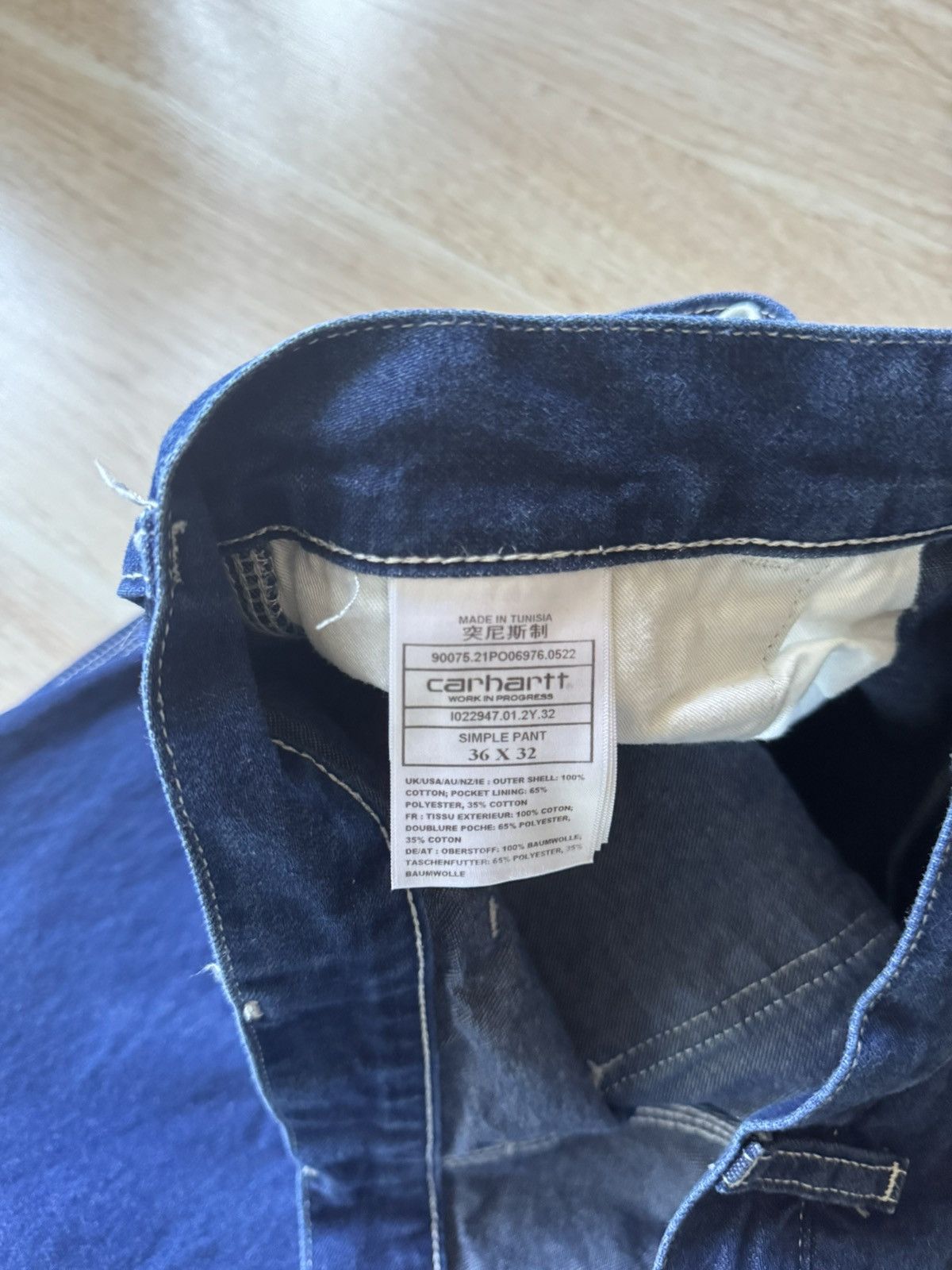 Carhartt Wip Carhartt WIP Simple Pant Jeans Size US 36 / EU 52 - 3 Thumbnail