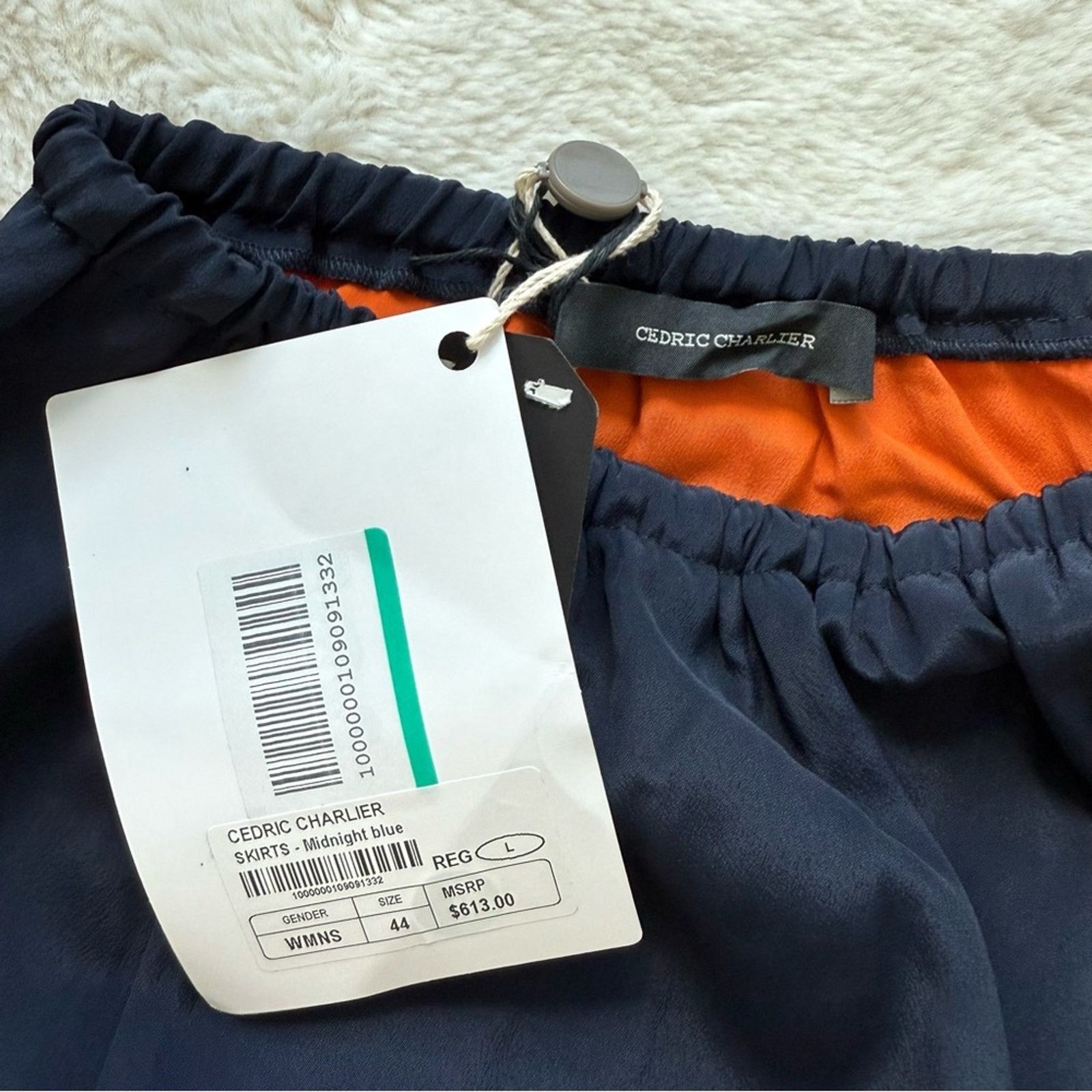 Cedric Charlier NWT! CEDRIC CHARLIER Women Skirt, Size L, MSRP.613$ Size 25" / US 0 / IT 36 - 5 Thumbnail