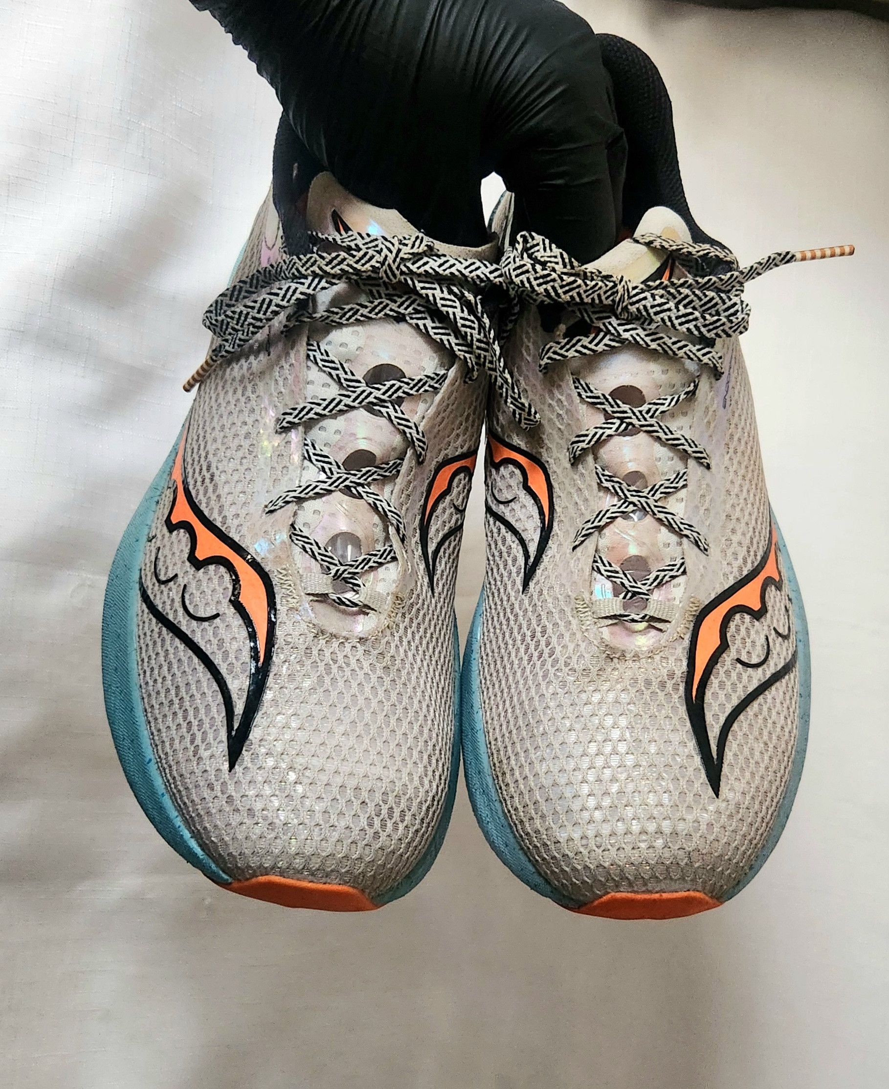 Saucony Saucony Endorphin Pro 3 Fog/ Vizi Orange 2023 (S20755-25) Size US 11.5 / EU 44-45 - 8 Thumbnail