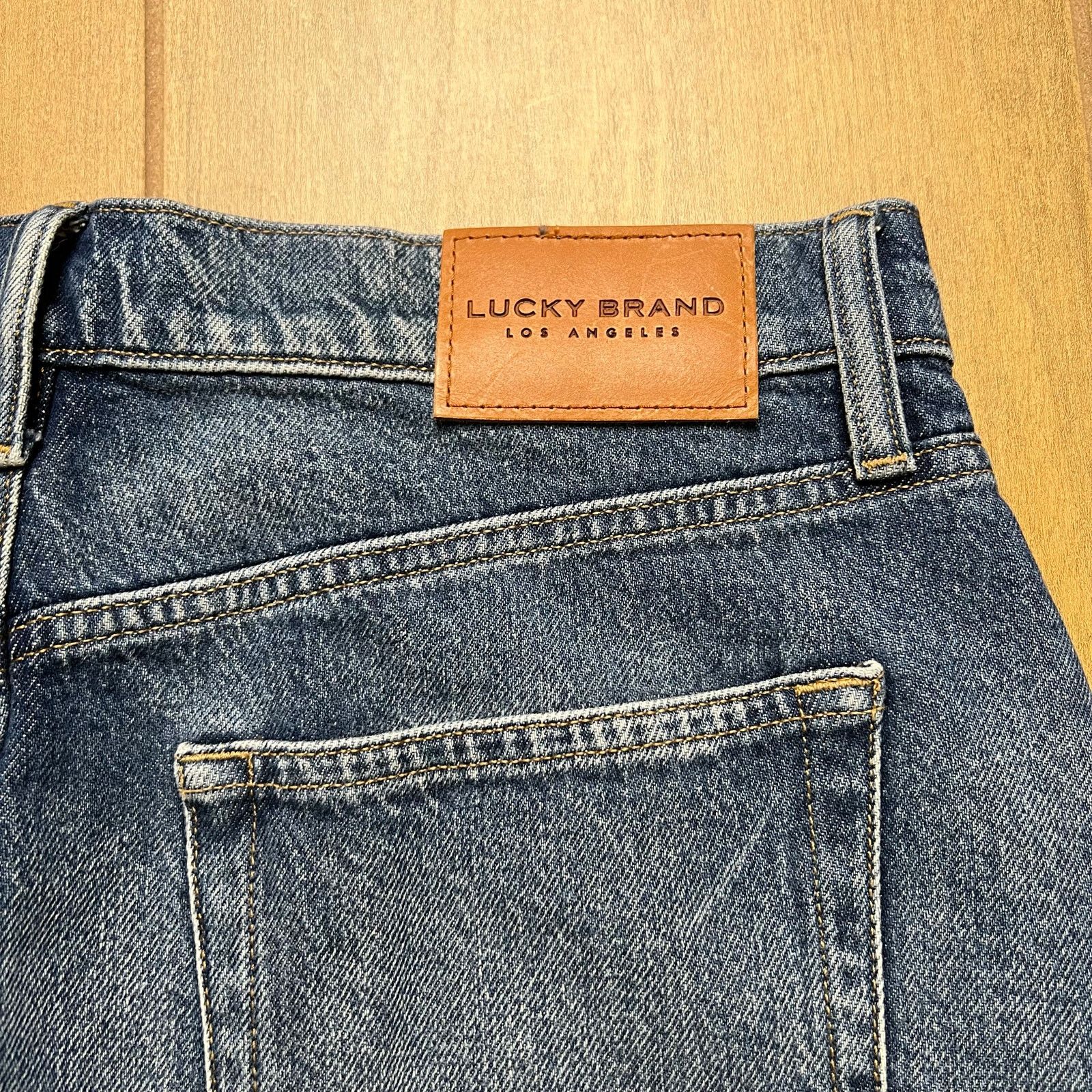 Lucky Brand Lucky Brand Women's High Rise Cut Off Skirt Blue Sz 10/30 Size 30" / US 8 / IT 44 - 8 Thumbnail