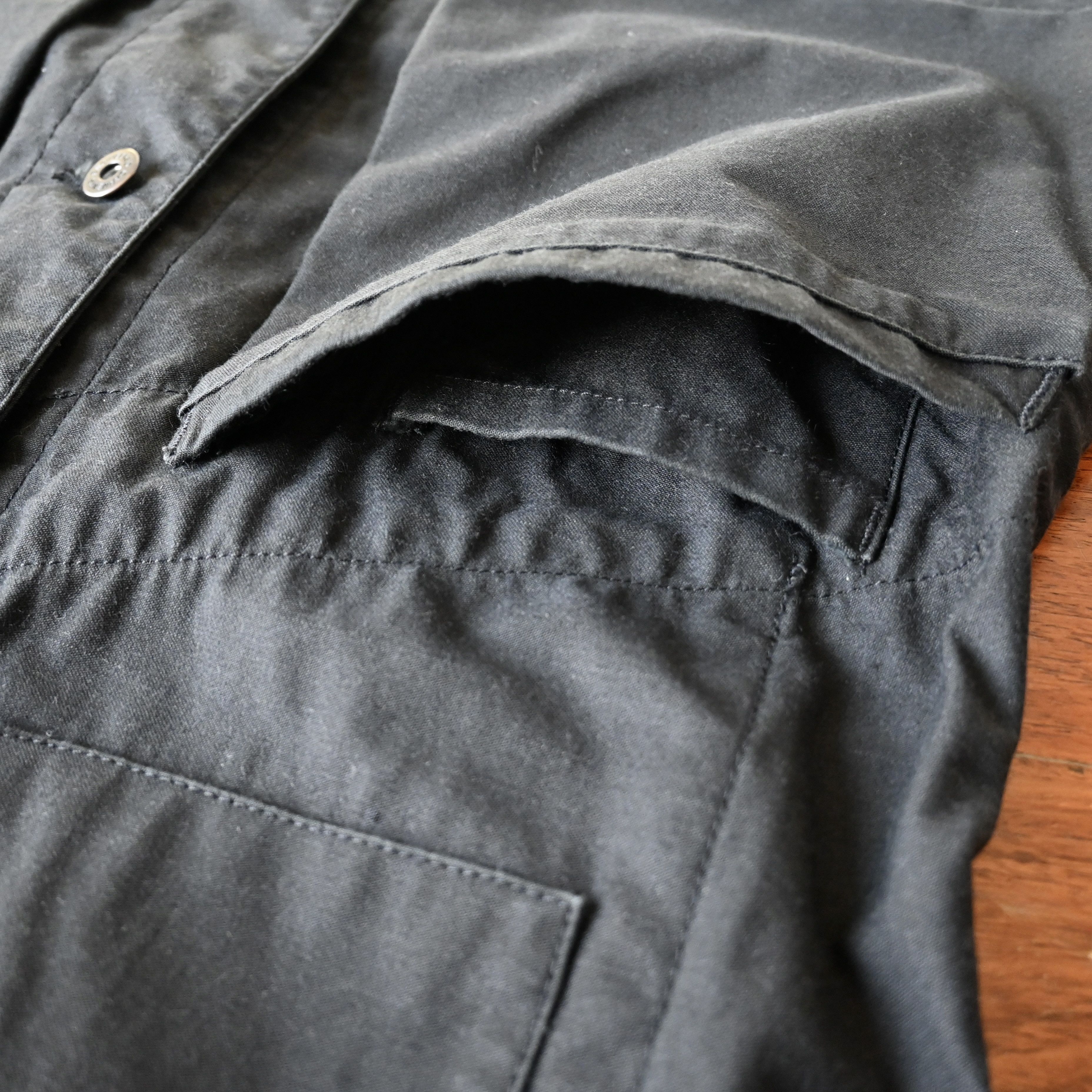 Engineered Garments OLD MODEL, VTG Engineered Garments black sateen work jacket Size US M / EU 48-50 / 2 - 18 Thumbnail