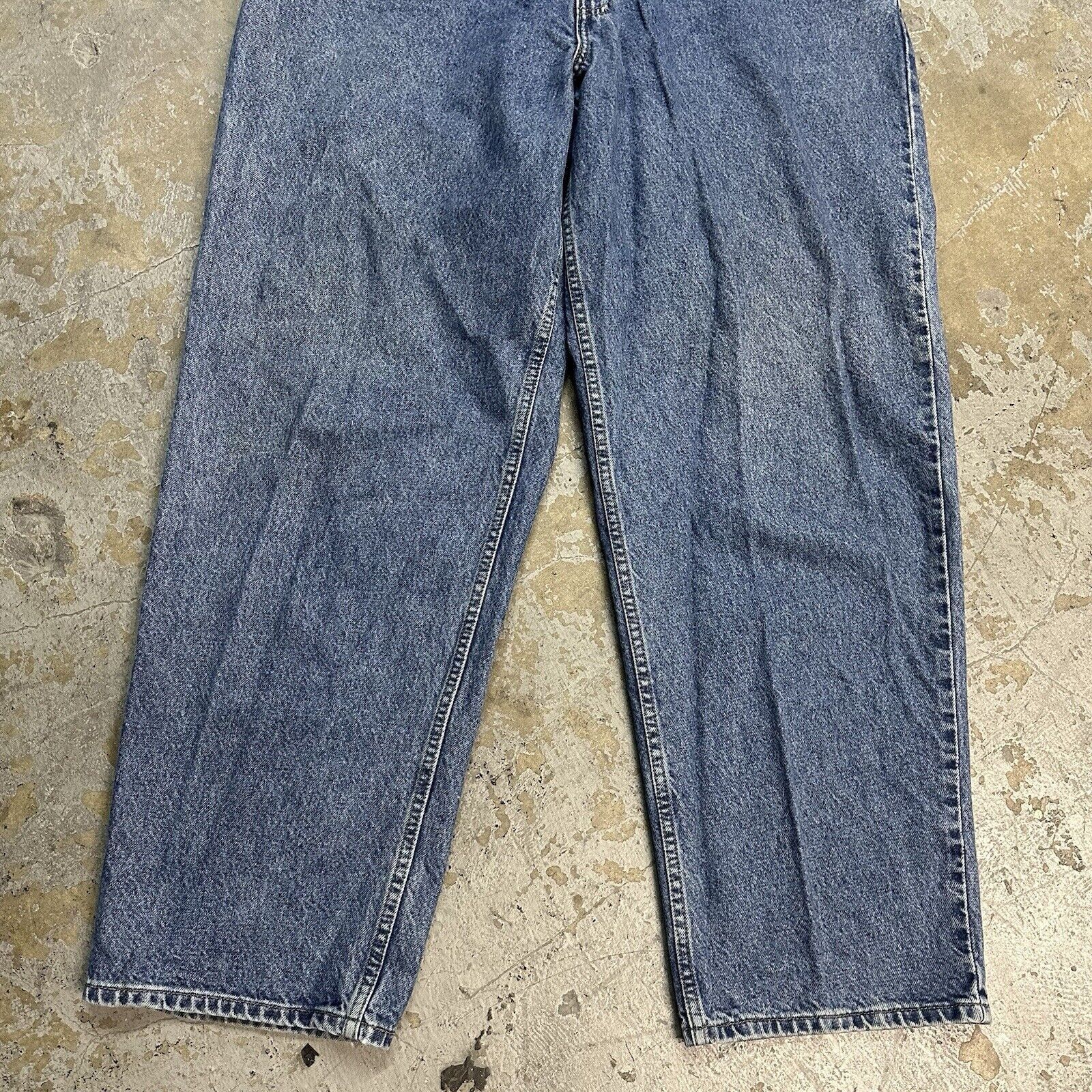 JNCO × Levi's × Vintage Vintage 90s Levi’s Silvertab Blue Baggy Denim Jeans 40x32 Size US 40 / EU 56 - 3 Thumbnail