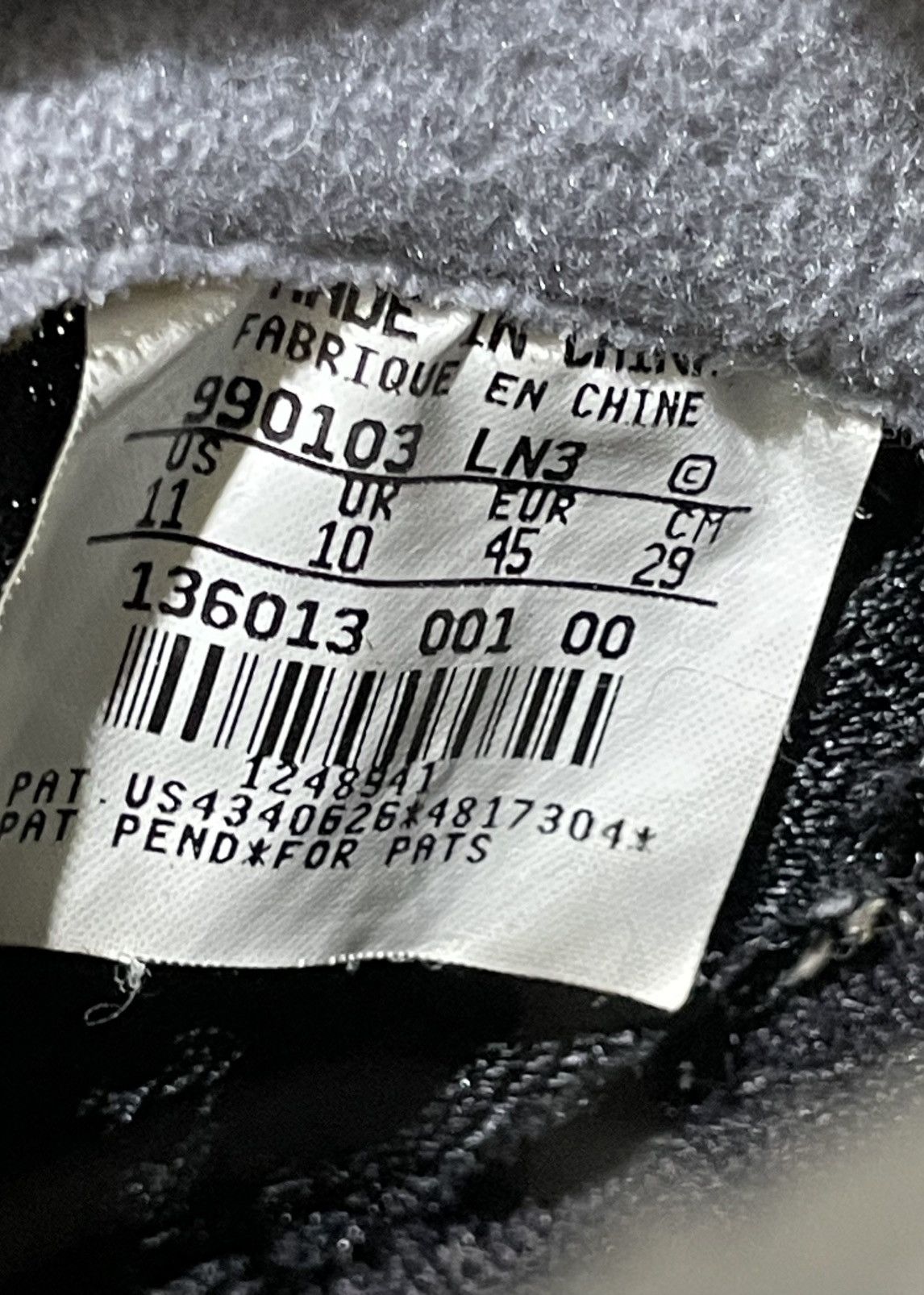 Jordan Brand Jordan 4 Retro Black Cement (1999) Size US 11 / EU 44 - 13 Thumbnail
