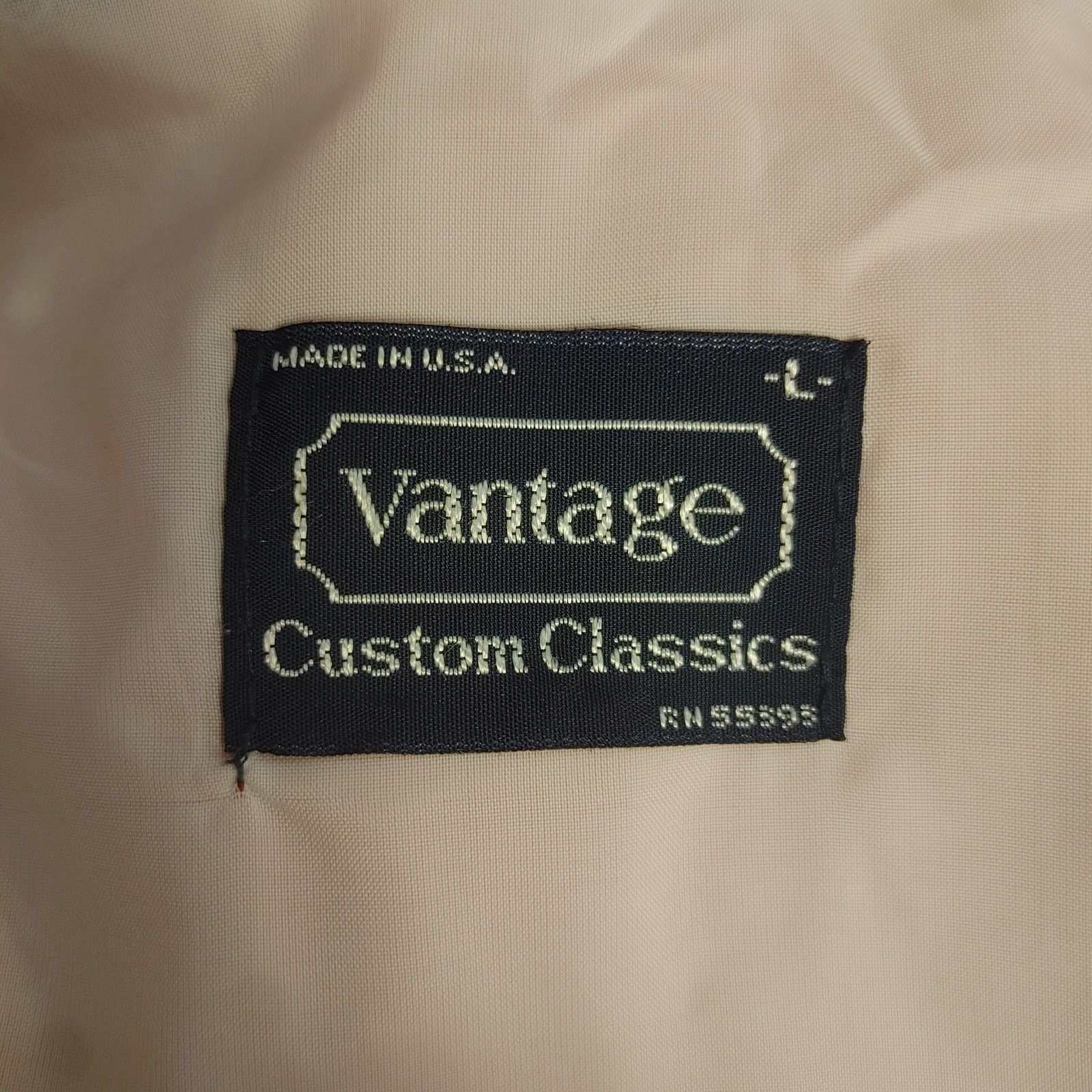 Other VTG Vantage Custom Classics Mens L Navy Blue/Red Jacket Size US L / EU 52-54 / 3 - 3 Thumbnail