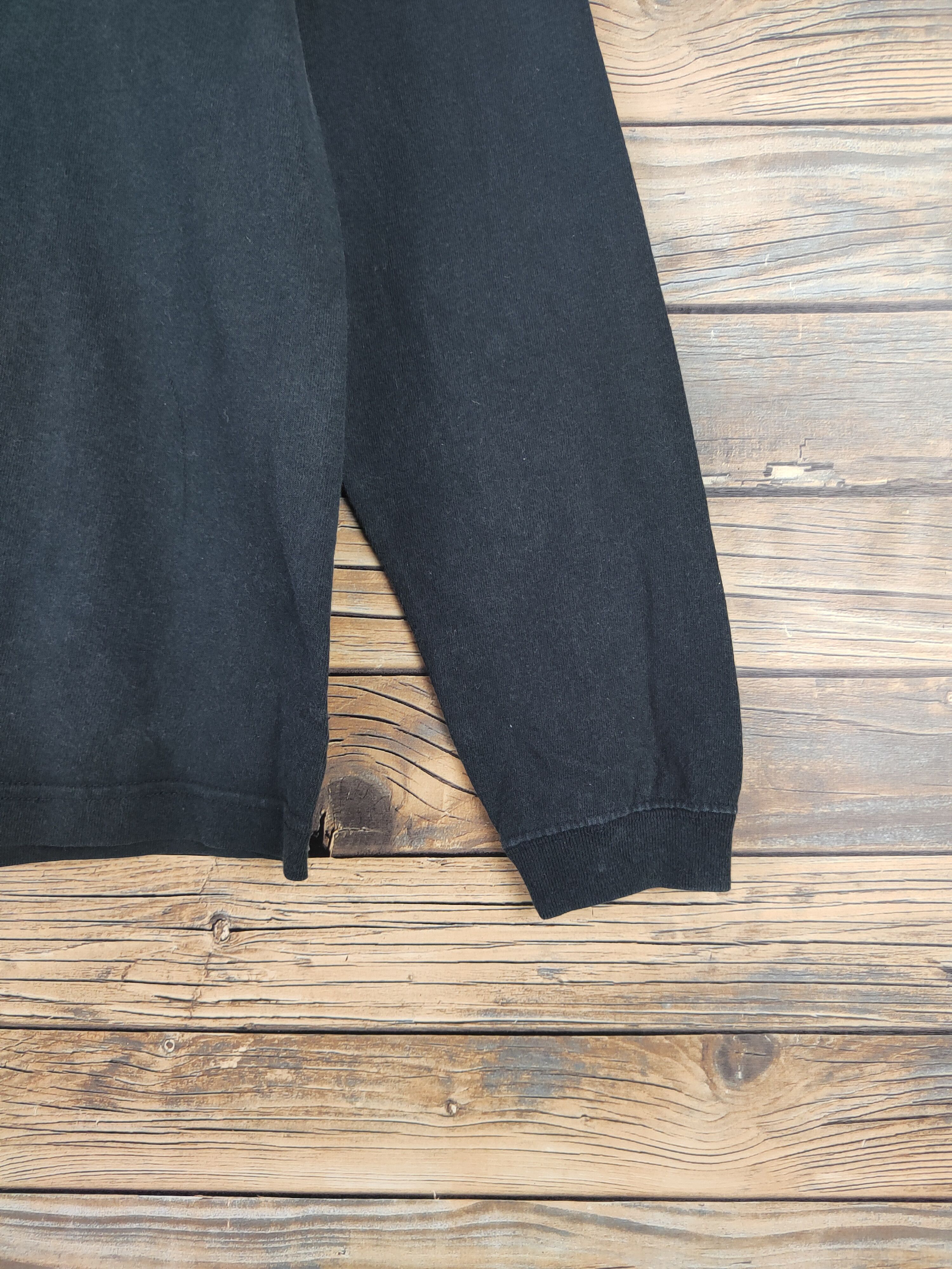 Japanese Brand DL Jellan Japan Black Long Sleeve T-shirts #1721 Size US M / EU 48-50 / 2 - 7 Thumbnail