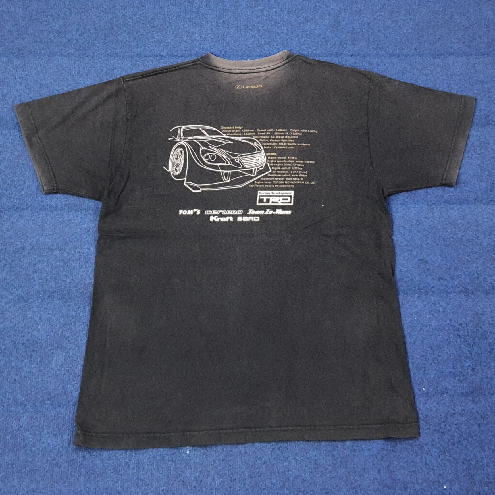 Japanese Brand Vintage Lexus TRD Racing Motorsports Tshirt C267N49 Size US L / EU 52-54 / 3 - 1 Thumbnail