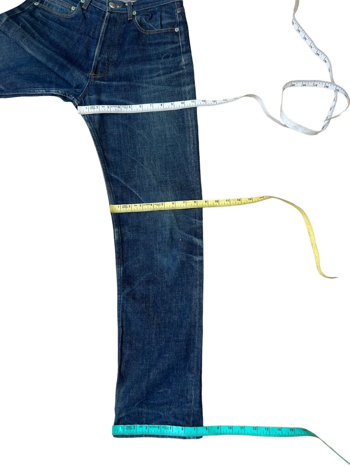 A.P.C. Vintage A.P.C. Aged Faded Denim Selvedge Jeans Regular Size US 28 / EU 44 - 4 Thumbnail
