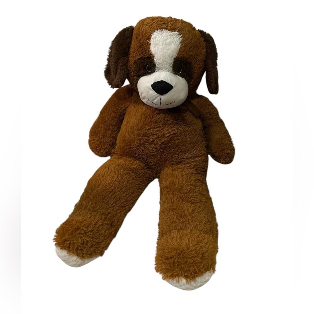 Designer Large Brown Plush Dog Toy Size ONE SIZE - 1 Thumbnail