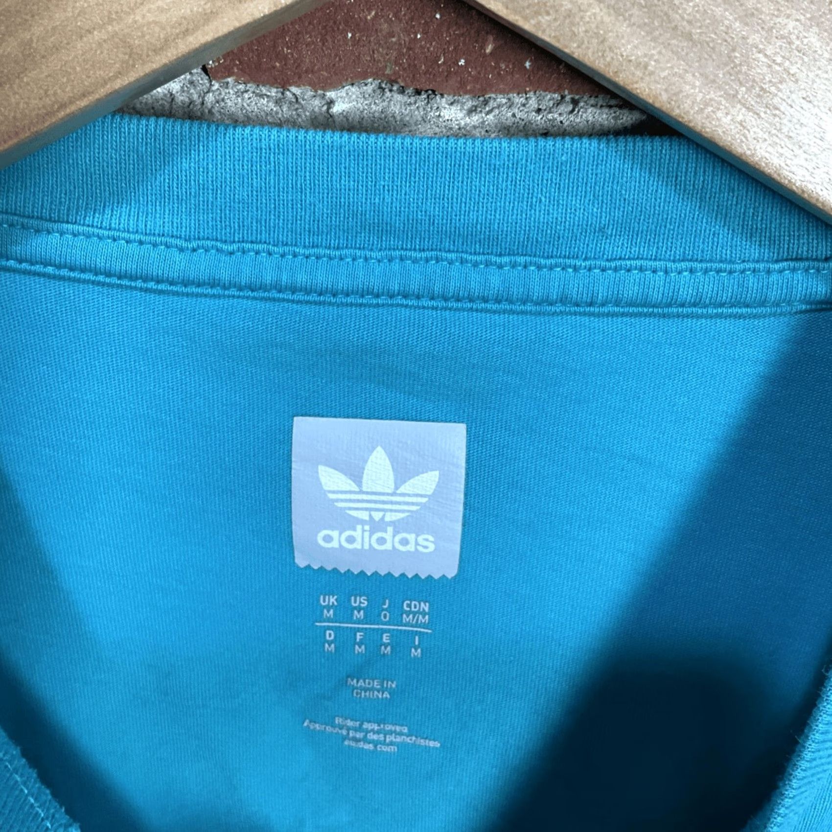 Adidas Adidas Skateboarding Shirt Mens Medium Blue White Trefoil Logo Climalite Casual Size US M / EU 48-50 / 2 - 3 Thumbnail