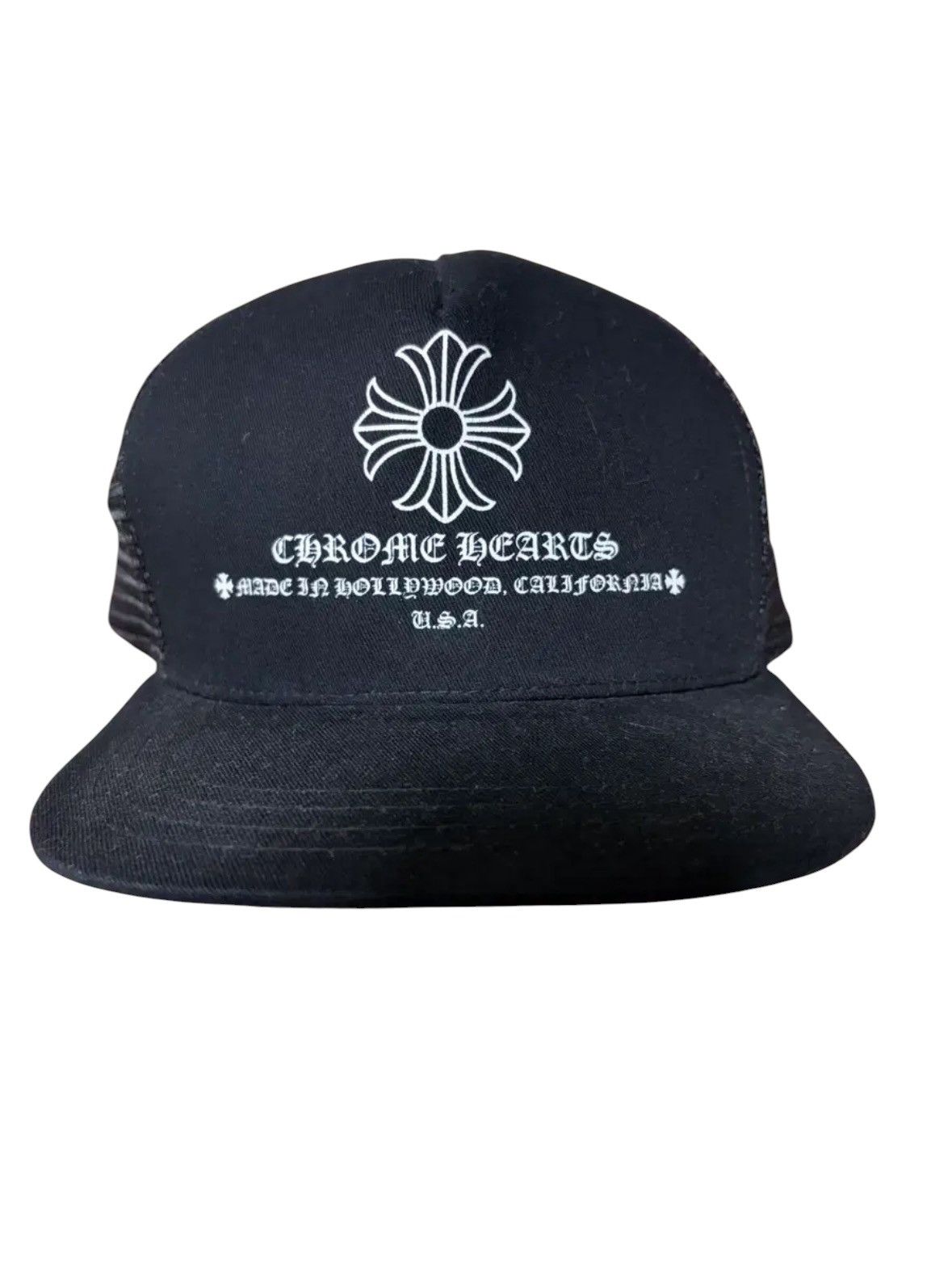 Chrome Hearts Cross Embroidered Hollywood Hat Size ONE SIZE - 1 Thumbnail