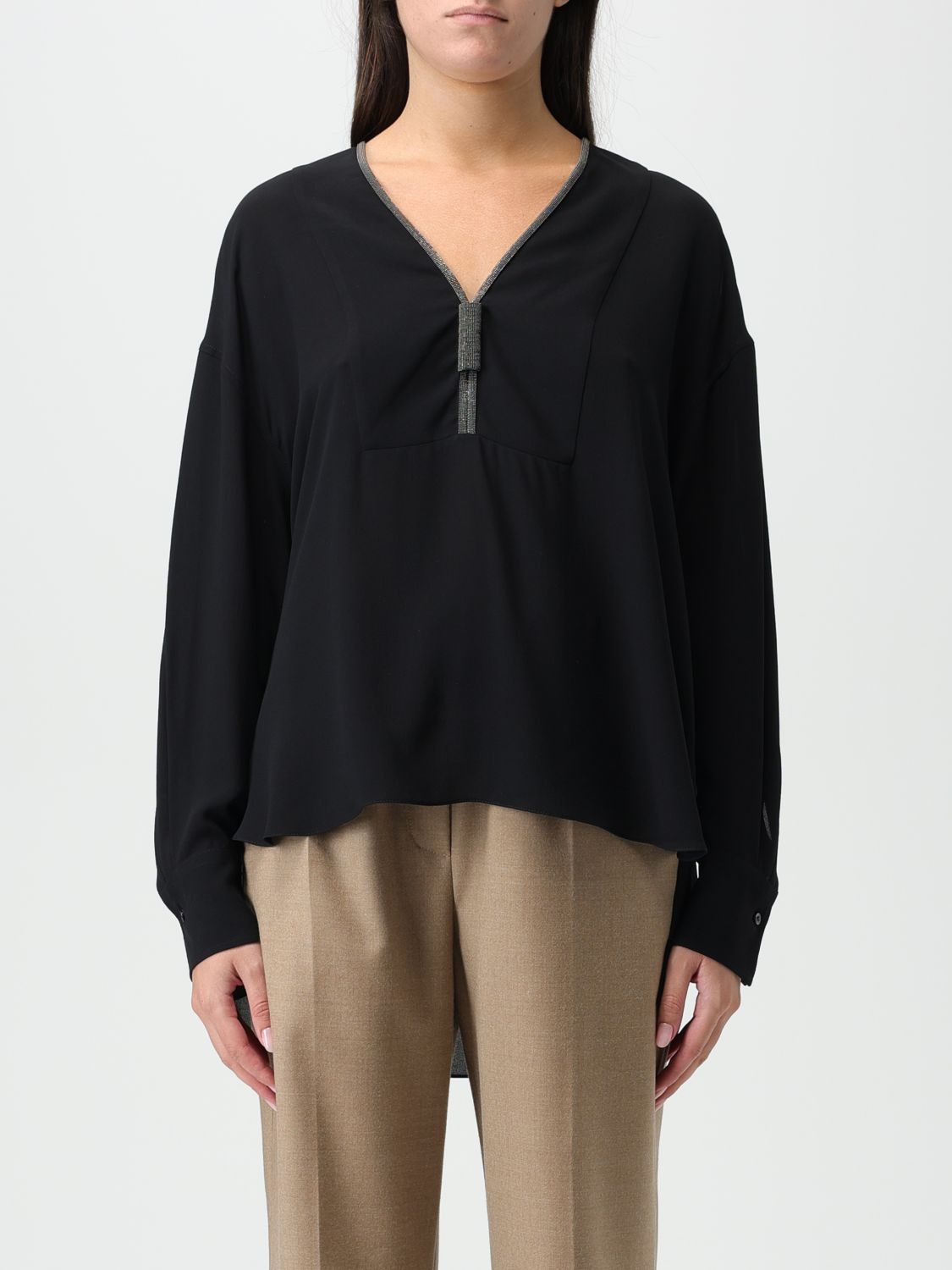 Brunello Cucinelli Sweater Woman Natural
