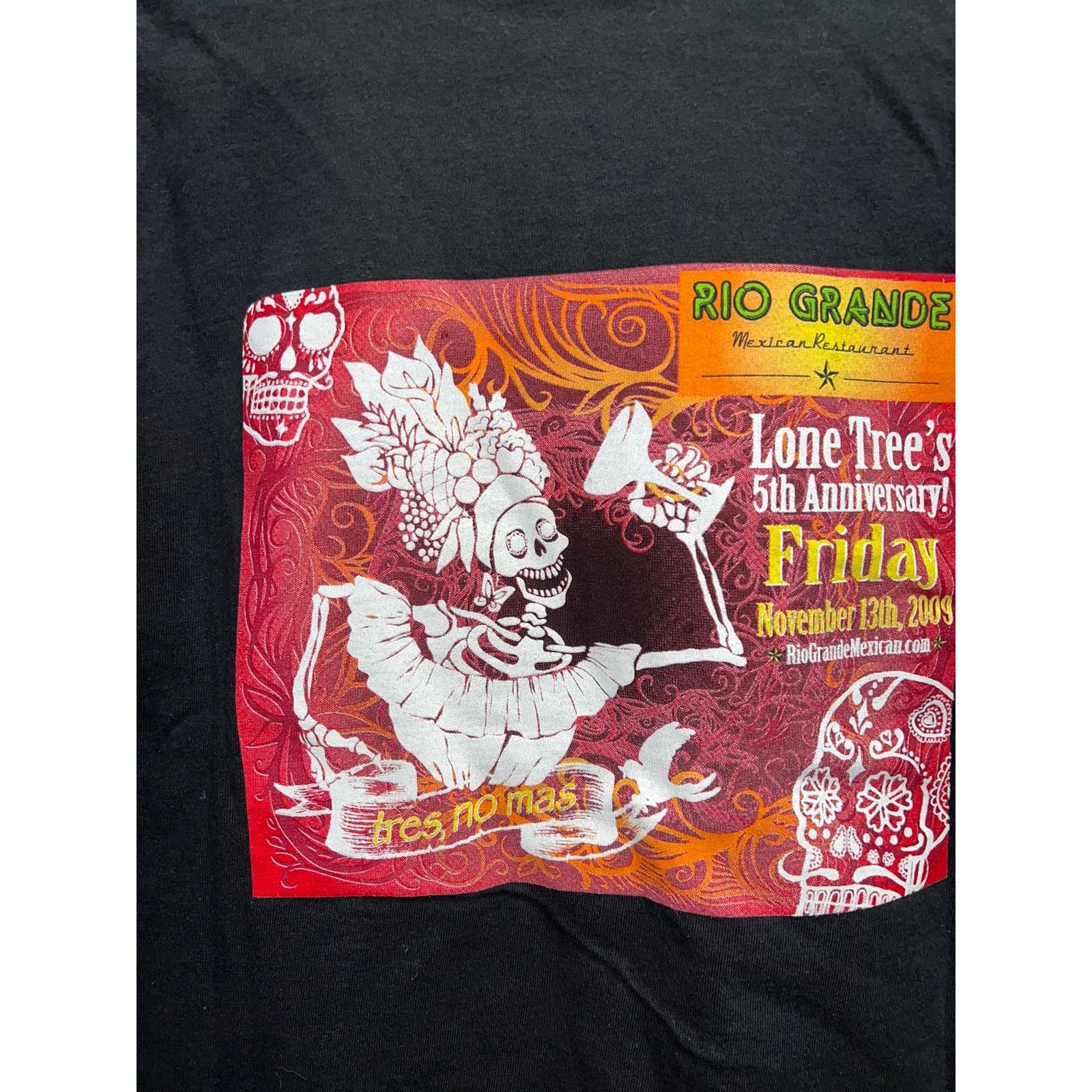 Hanes Vintage Mexican Restaurant Shirt Rio Grande Lone Tree Tee XL Size US XL / EU 56 / 4 - 7 Thumbnail