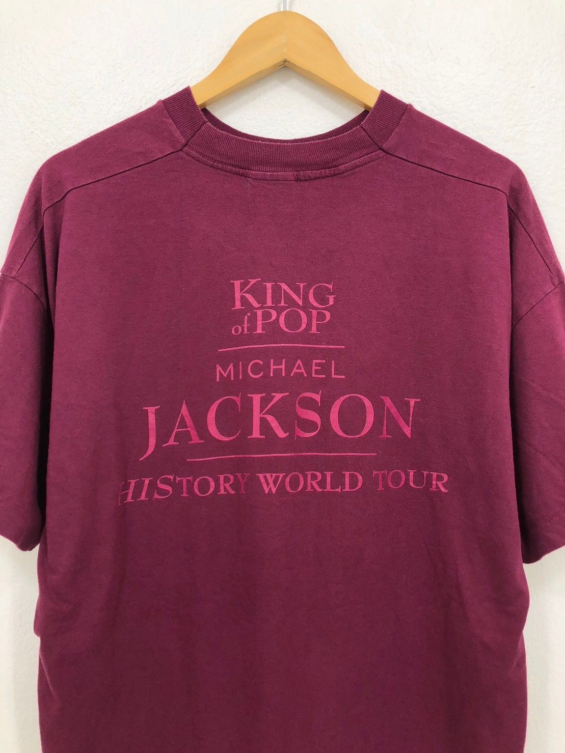 Band Tees × Michael Jackson × Vintage Vintage 96s Michael Jackson History World Tour King Of Pop Size US XL / EU 56 / 4 - 3 Thumbnail