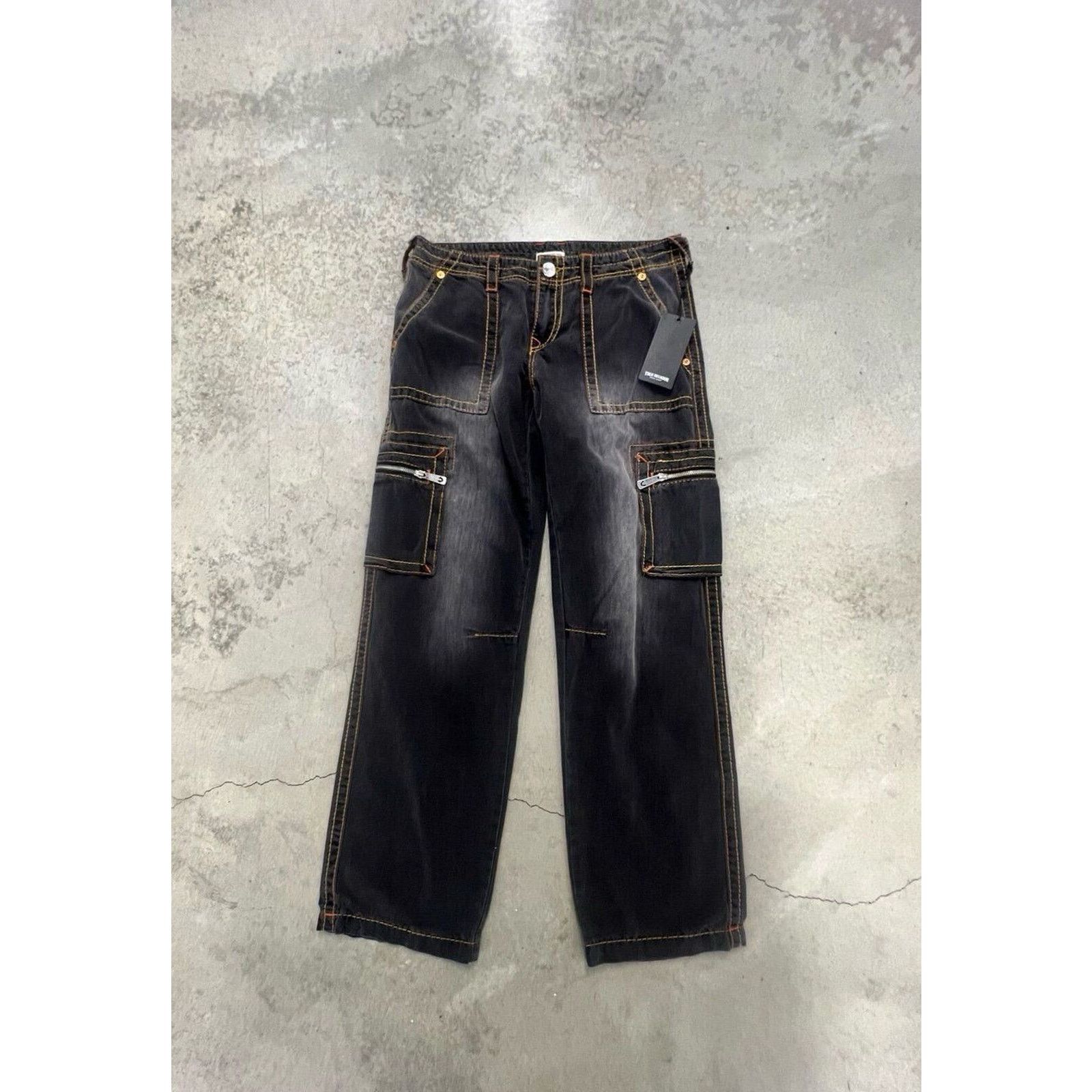 True Religion True Religion BIG T ZIPPER CARGO JEAN Size 29" - 5 Thumbnail