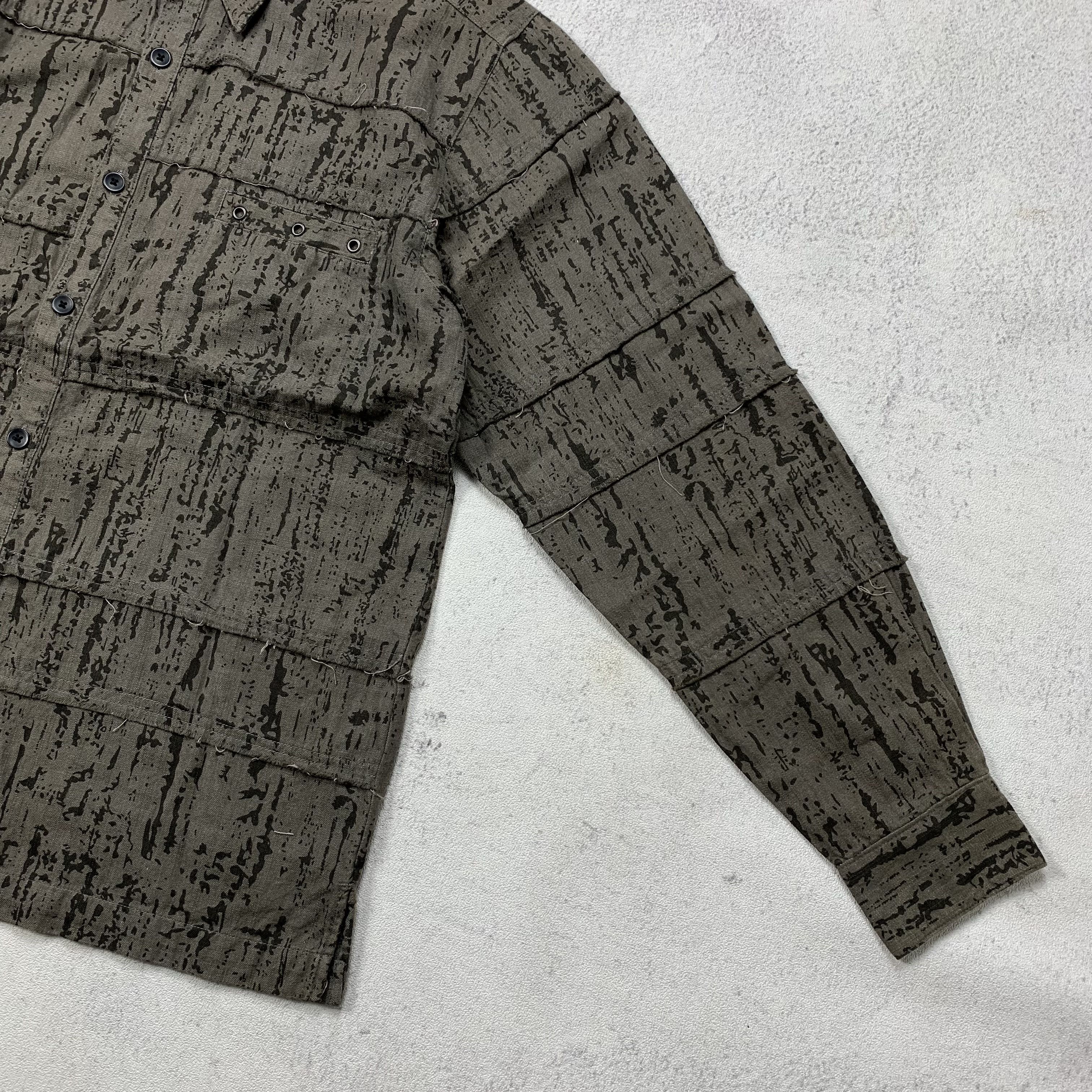 Japanese Brand SPINASH Cut And Sew Shirt Paint Splatter Size US M / EU 48-50 / 2 - 4 Thumbnail
