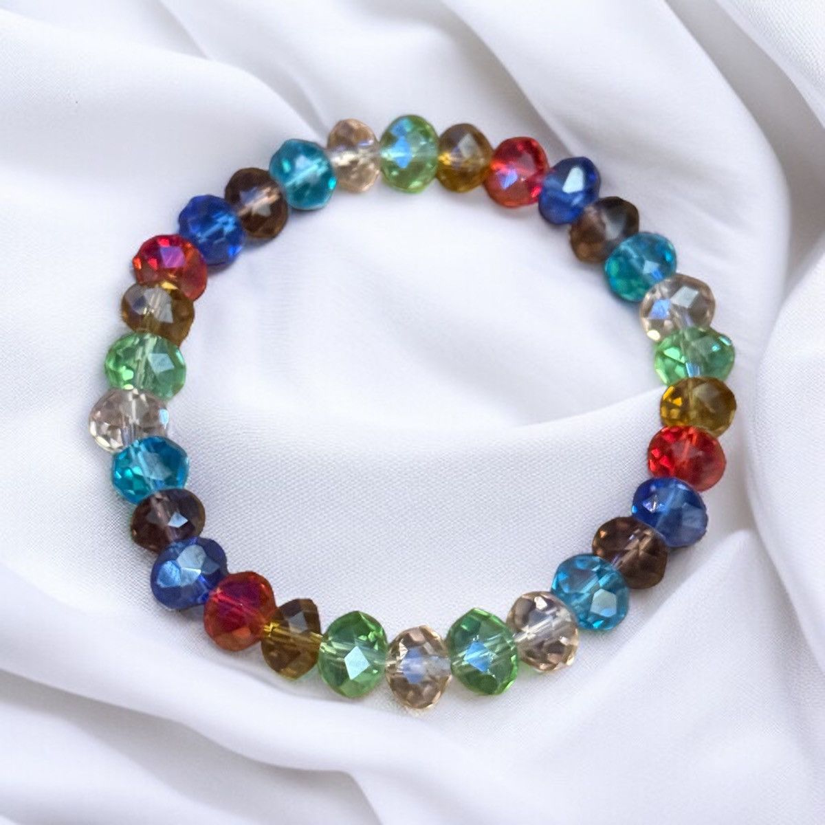 Other Multicolor crystal bead stretch bracelet Size ONE SIZE - 1 Thumbnail