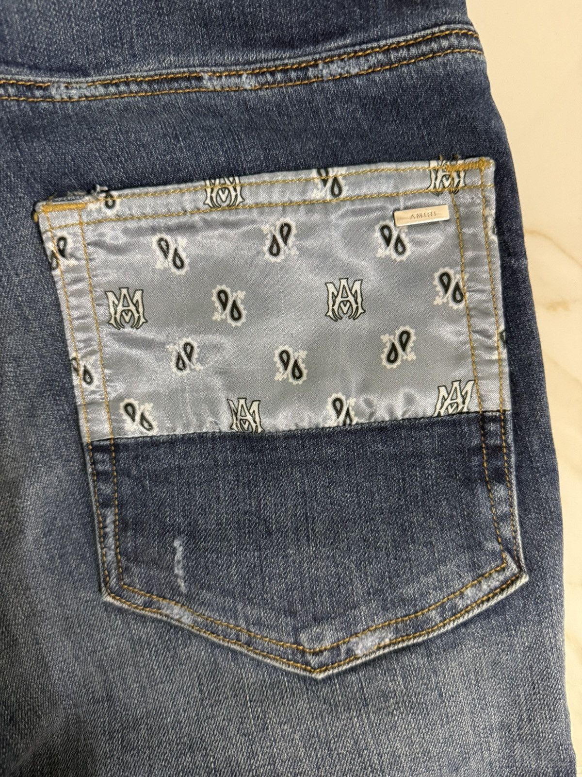 Amiri Amiri Bandana Size US 29 - 4 Thumbnail