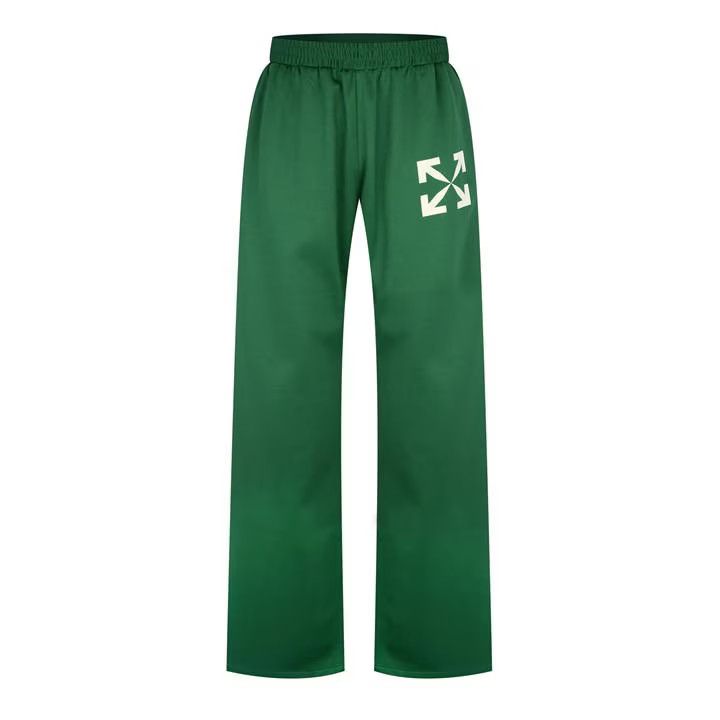 Off-White o1y0225 Logo Jogger & Sweatpant in Green Size US 34 / EU 50 - 1 Thumbnail