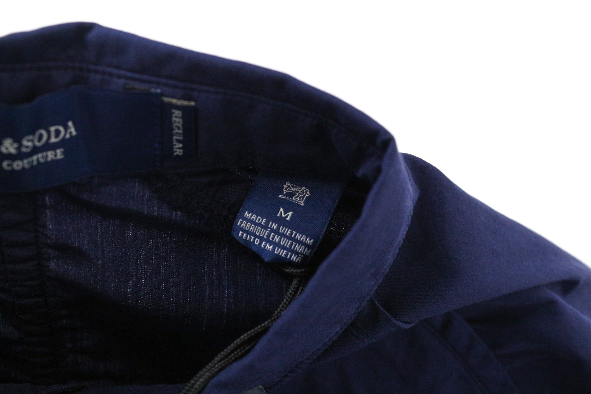 Scotch & Soda AMS COUTURE M Dark Blue Cotton Long Sleeve Shirt 75410 Size US M / EU 48-50 / 2 - 5 Thumbnail